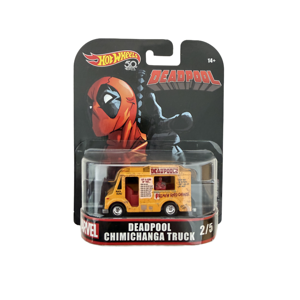 Hot Wheels Premium 50th Anniversary Deadpool Chimichanga Truck