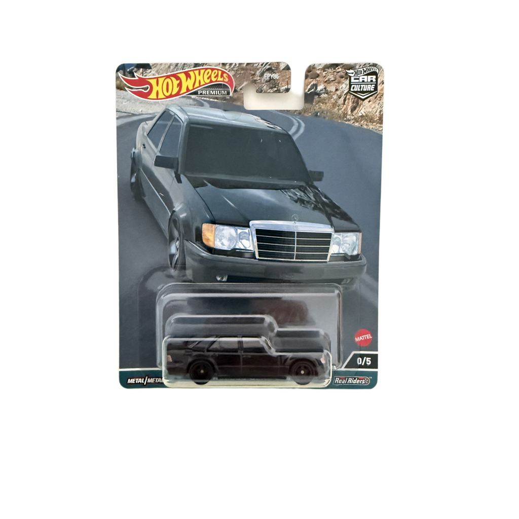 Hot Wheels Premium Canyon Warriors Mercedes-Benz 500 E Chase