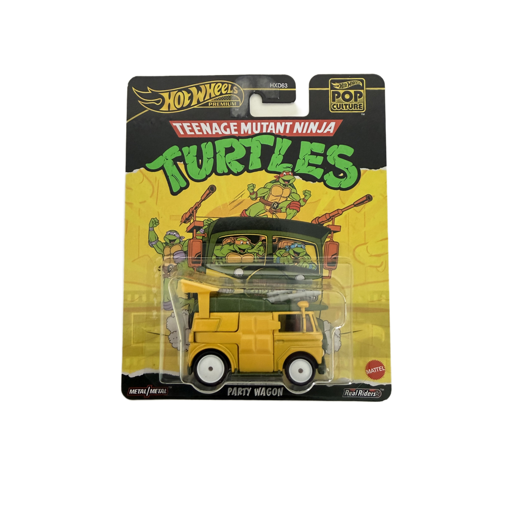 Hot Wheels Premium Pop Culture Teenage Mutant Ninja Turtles Party Wagon