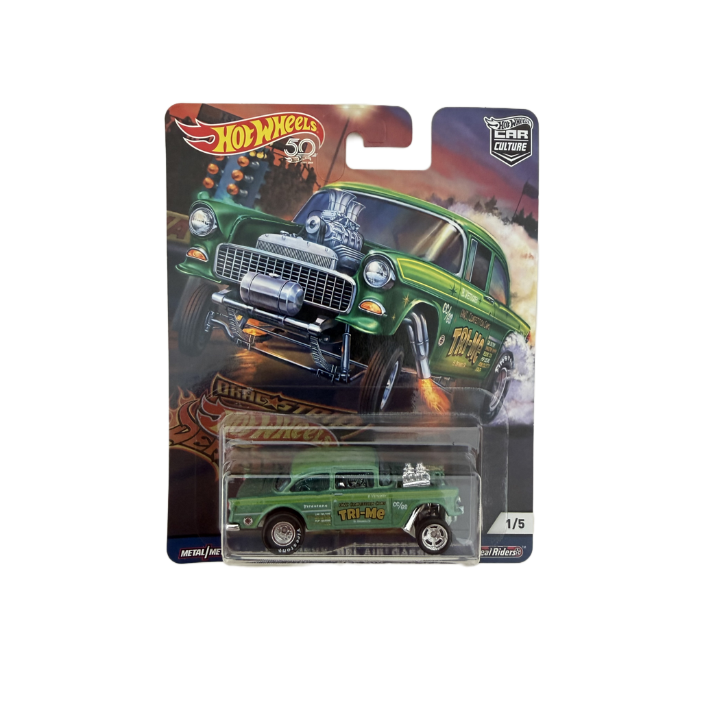 Hot Wheels Drag Strip Demons '55 Chevy Bel Air Gasser