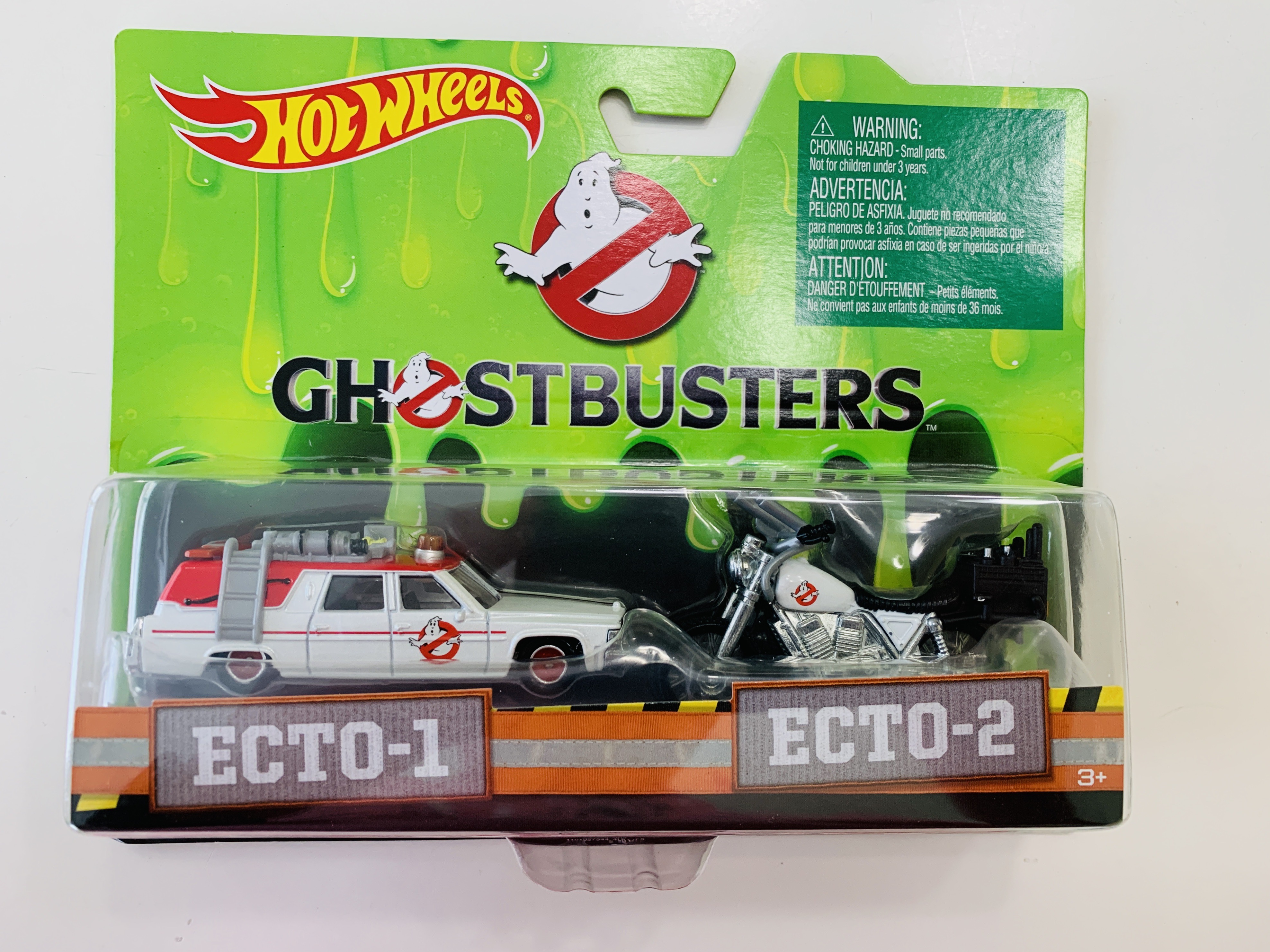 Hot Wheels Ghostbusters Ecto-1 and Eco-2