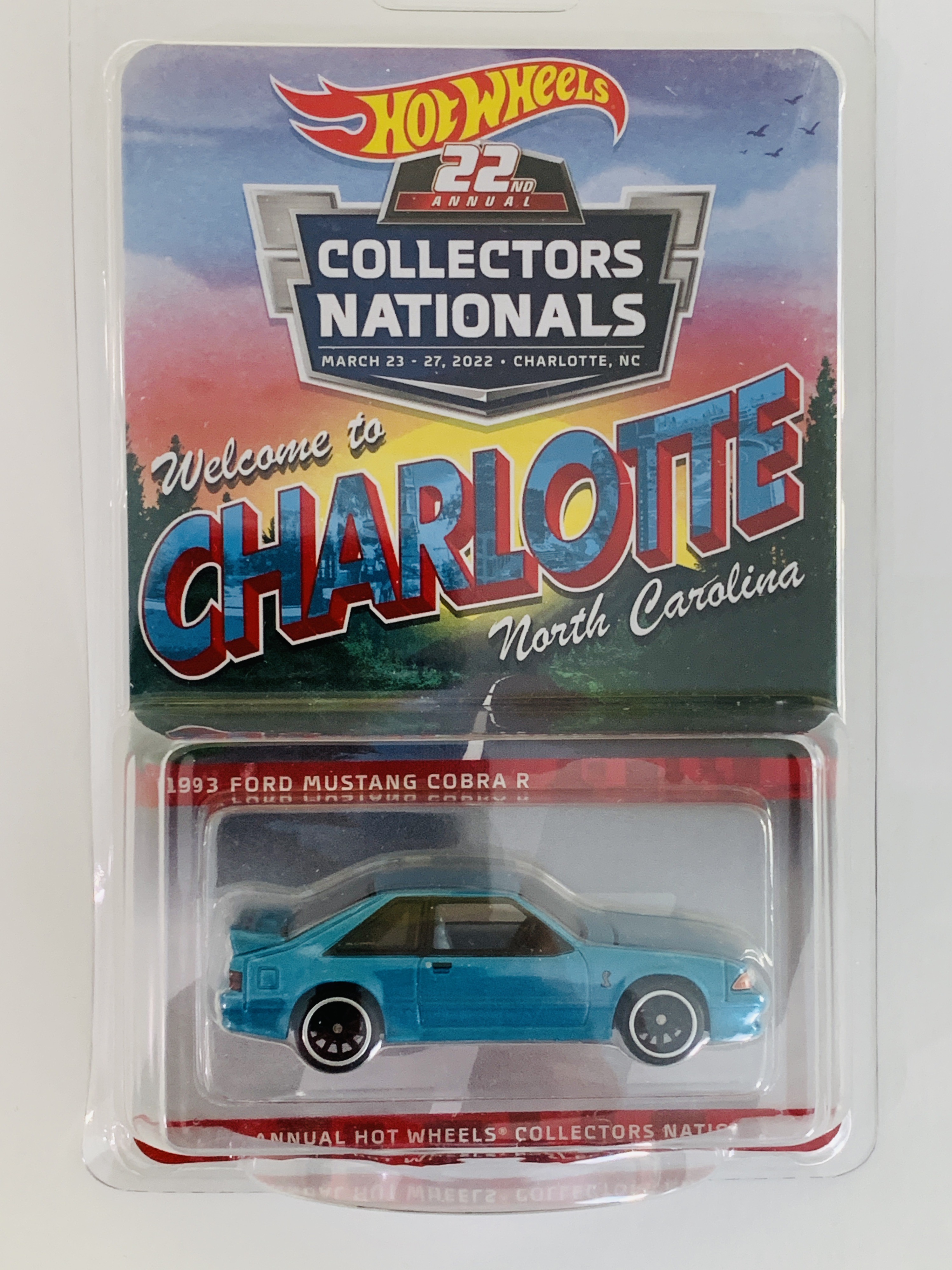 Hot Wheels 2022 Charlotte Collectors Nationals 1993 Ford Mustang 