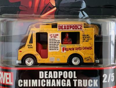 Hot Wheels 50th Anniversary Marvel Deadpool Chimichanga Truck 1