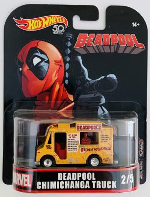 Hot Wheels 50th Anniversary Marvel Deadpool Chimichanga Truck