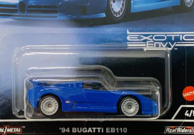 Hot Wheels Premium Exotic Envy '94 Bugatti EB110 1