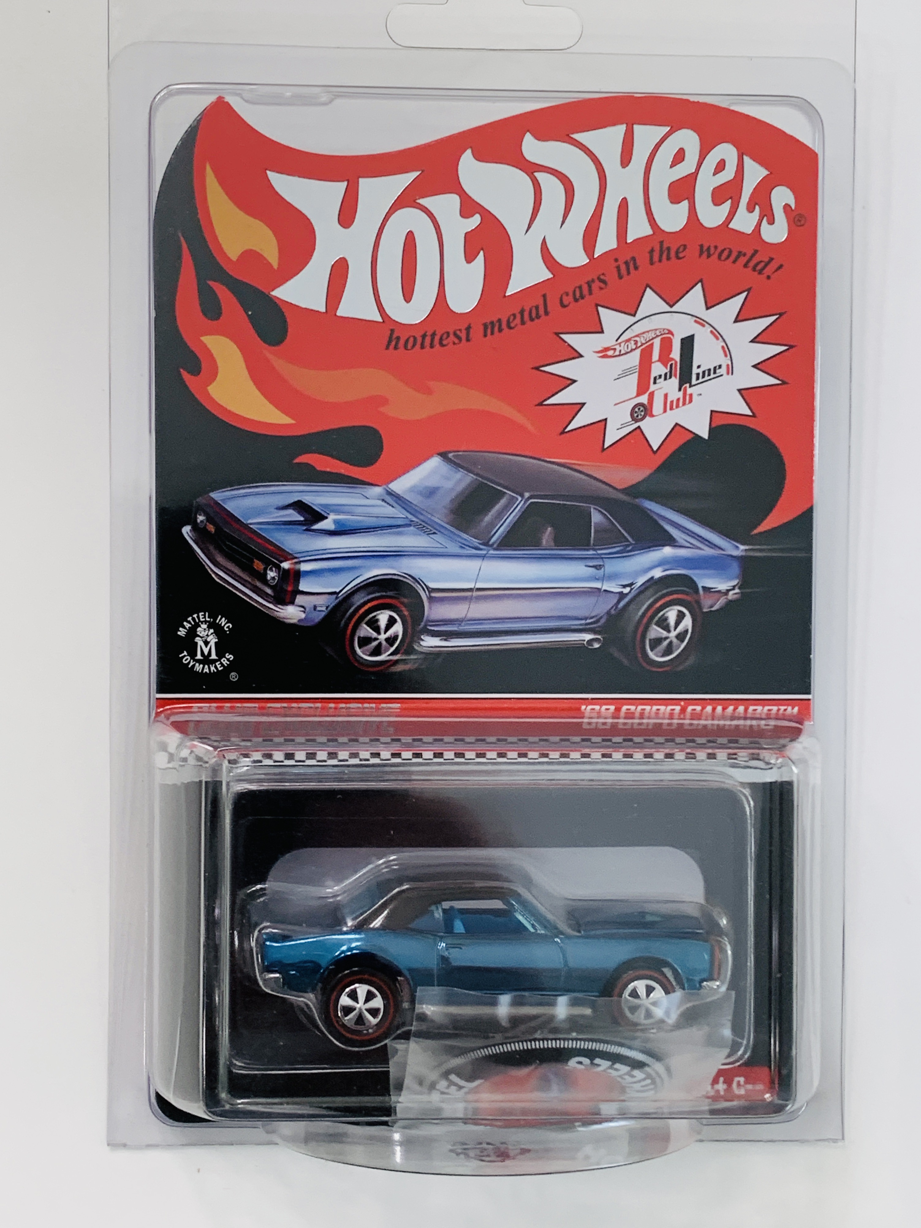Hot Wheels Redline Club Exclusive '68 COPO Camaro Blue - 1198/4000