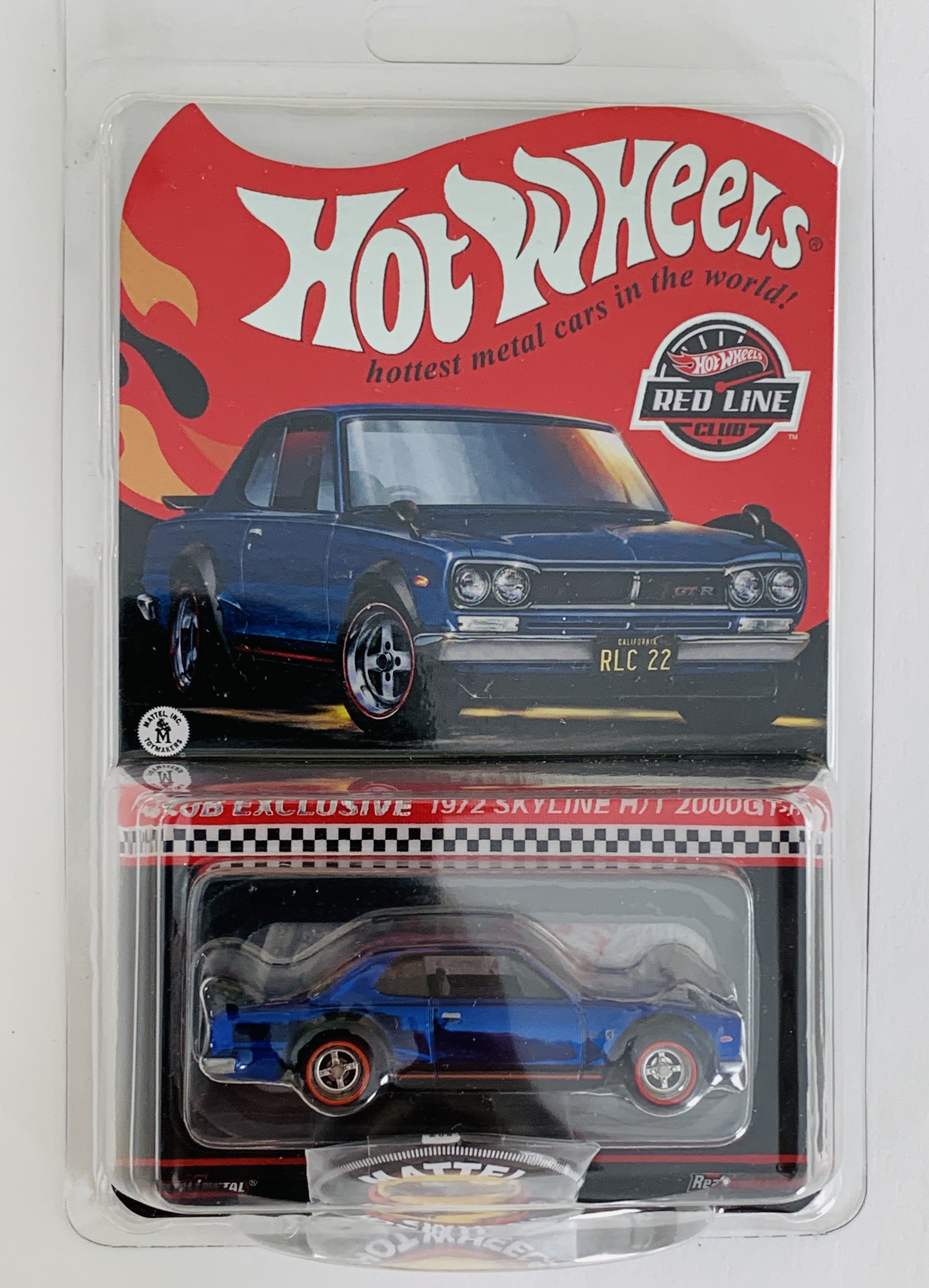 Hot Wheels Redline Club Exclusive 1972 Skyline H/T 2000GT-R