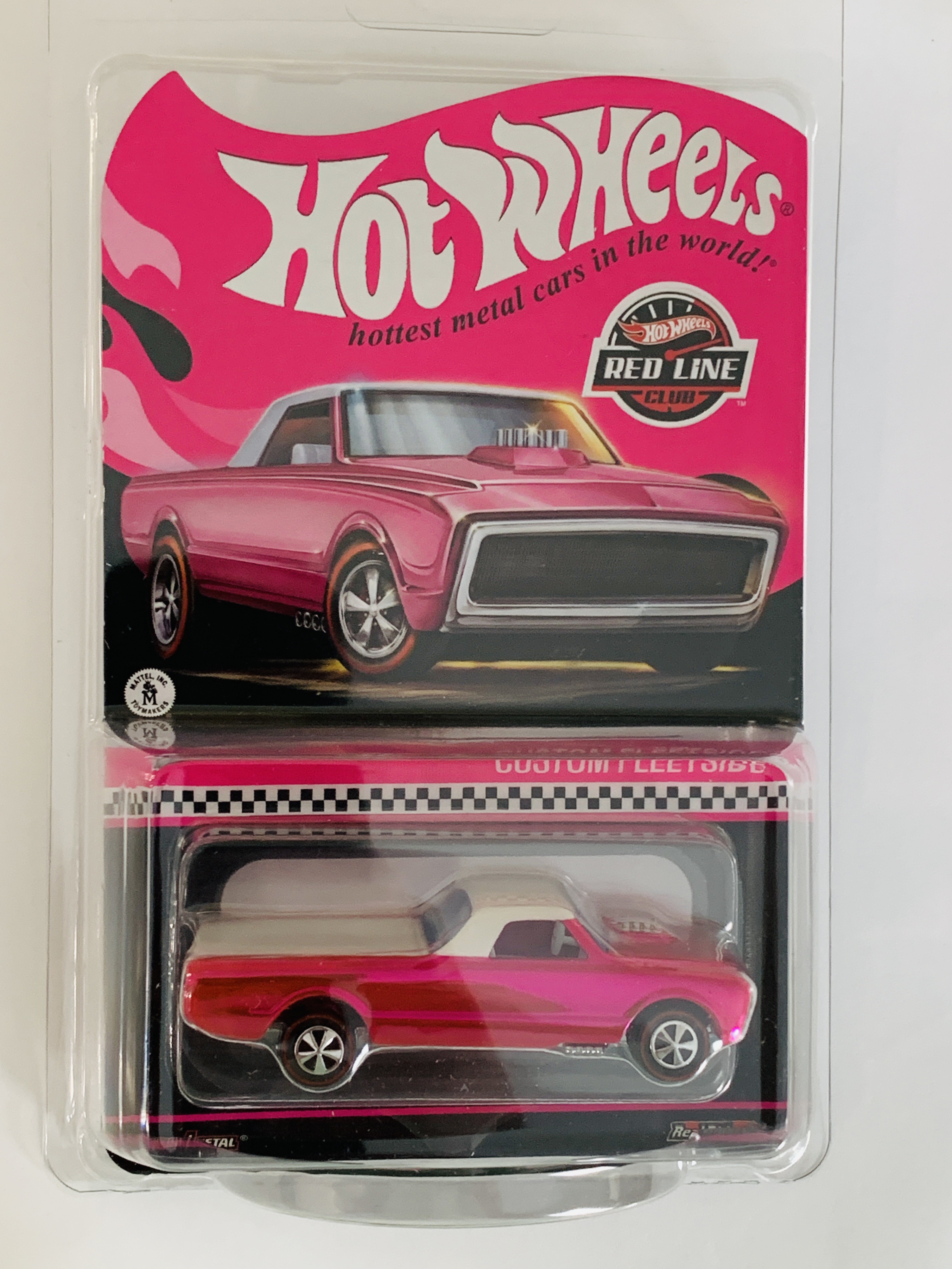 Hot Wheels Redline Club Custom Fleetside - Hot Pink