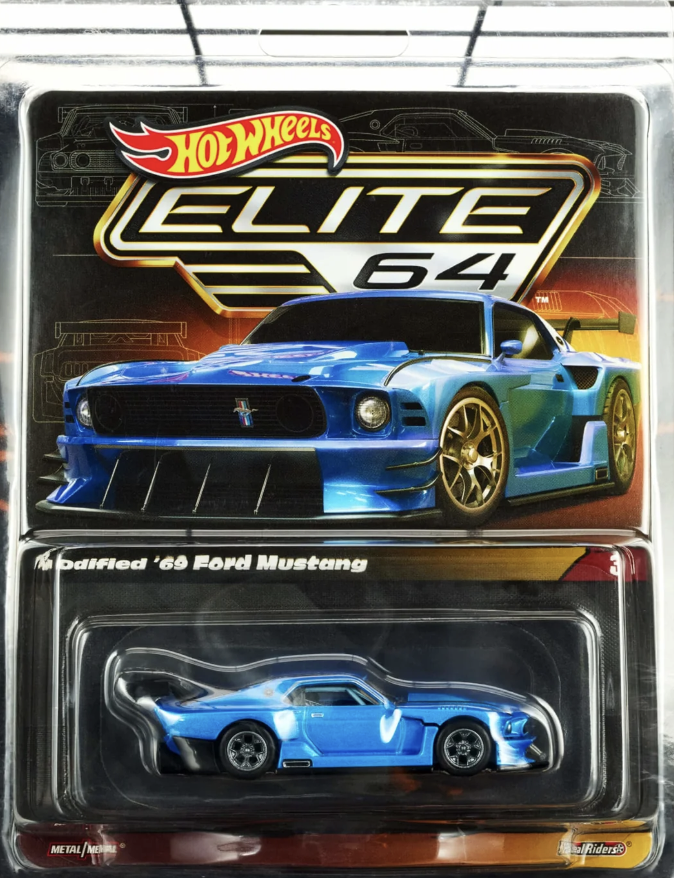 Hot Wheels Redline Club Elite 64 Modified '69 Ford Mustang