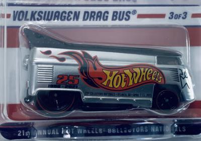 Hot Wheels 21st Collectors Nationals Volkswagen Drag Bus 2851/4000 1