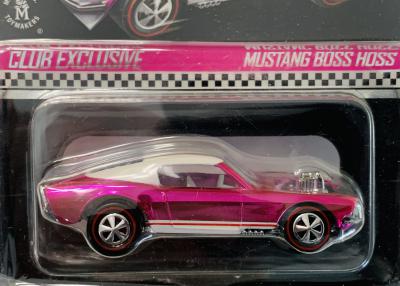 Hot Wheels Redline Club Exclusive Mustang Boss Hoss Pink Party Car 1