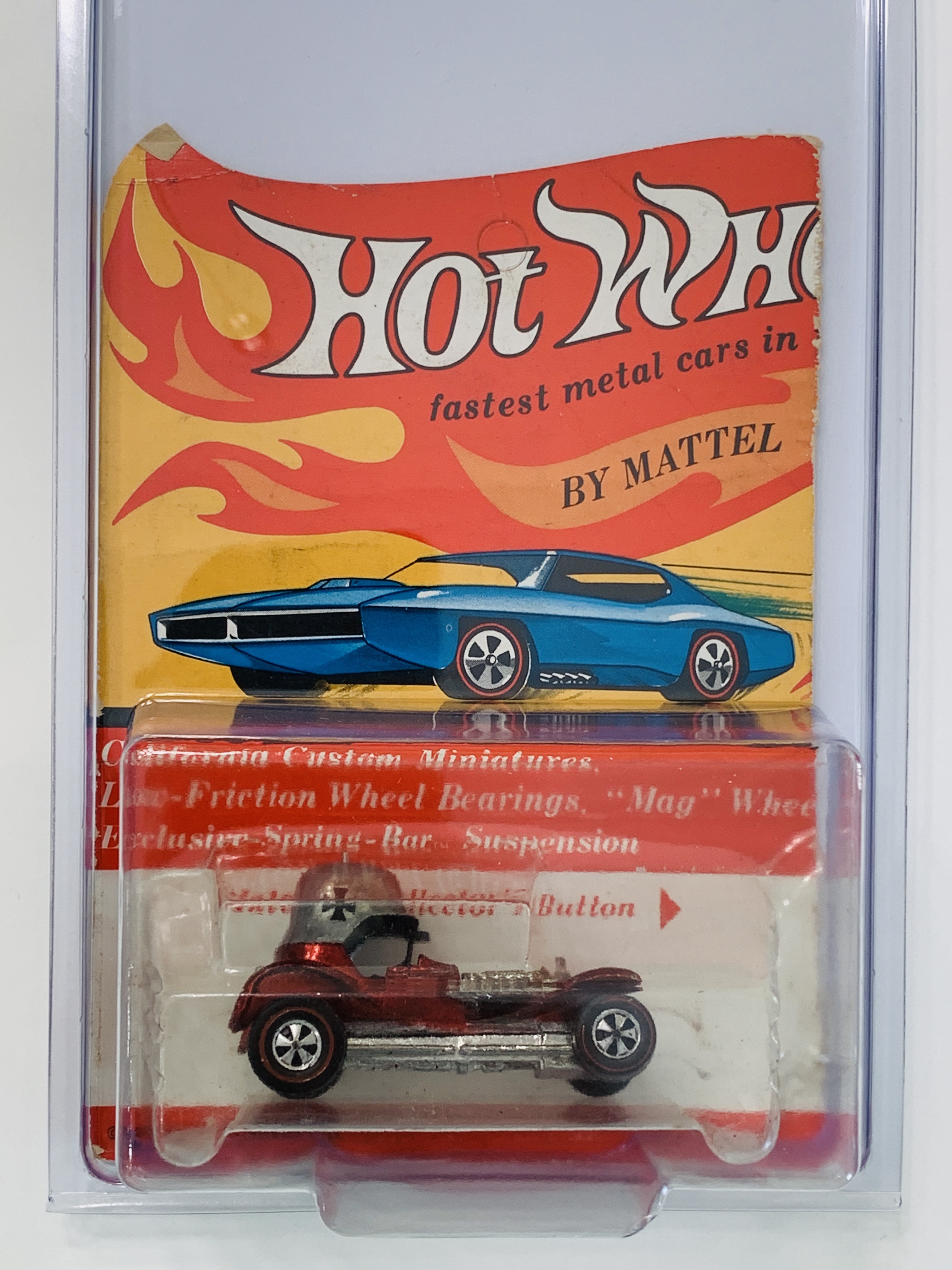 Hot Wheels Redline Red Baron - Cut Card