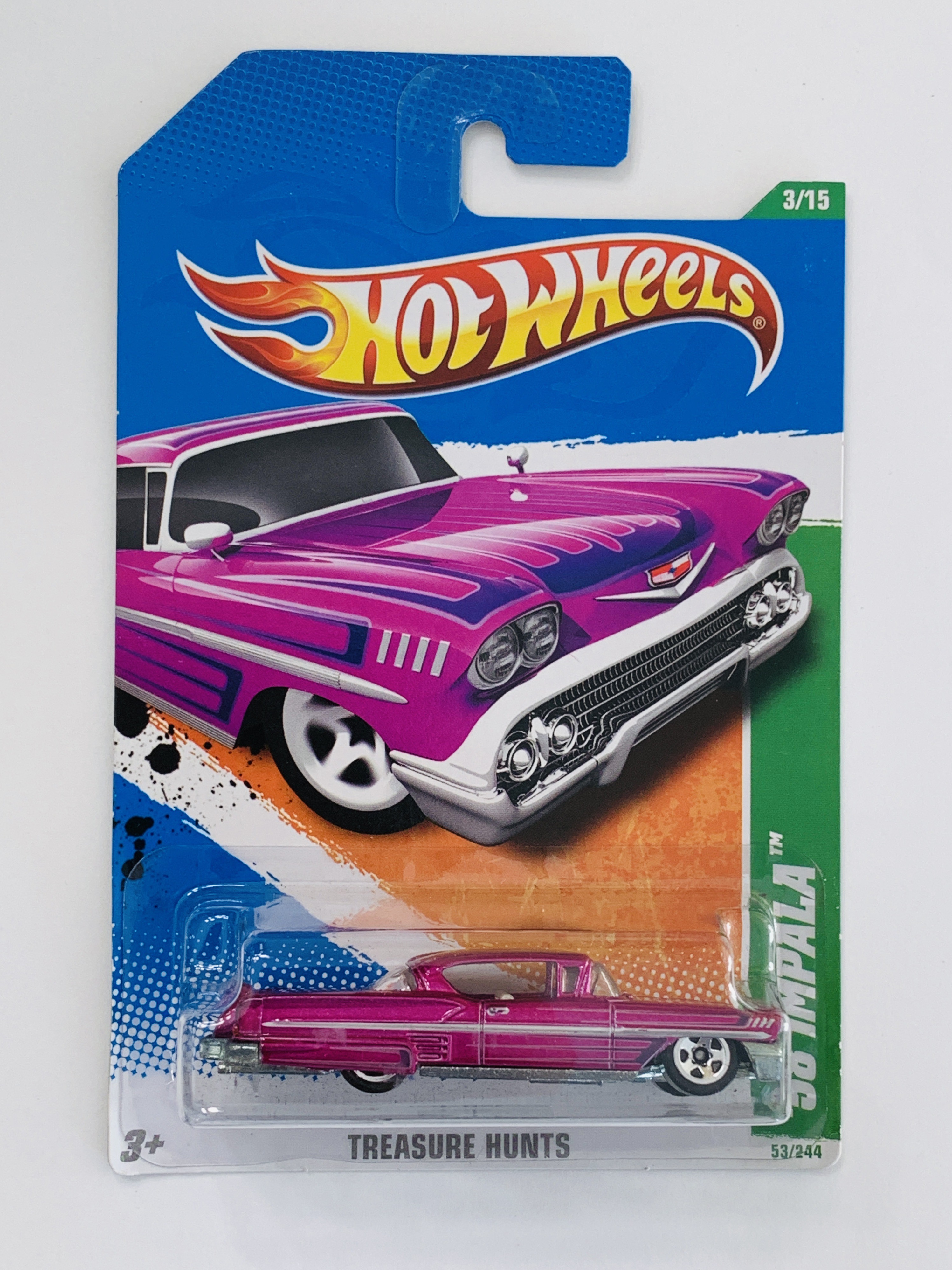 Hot Wheels Treasure Hunt #53 '58 Impala