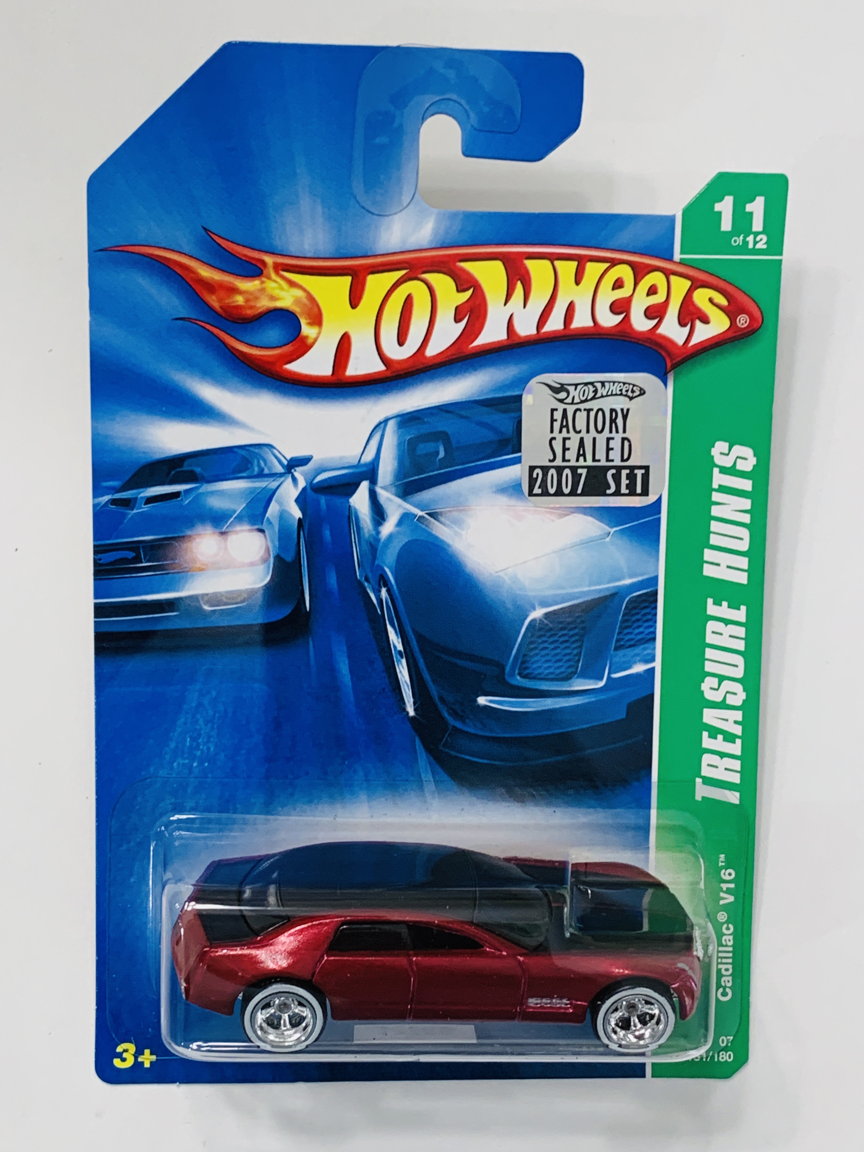 Hot Wheels 2007 Factory Set #131 Cadillac V16 Super Treasure Hunt