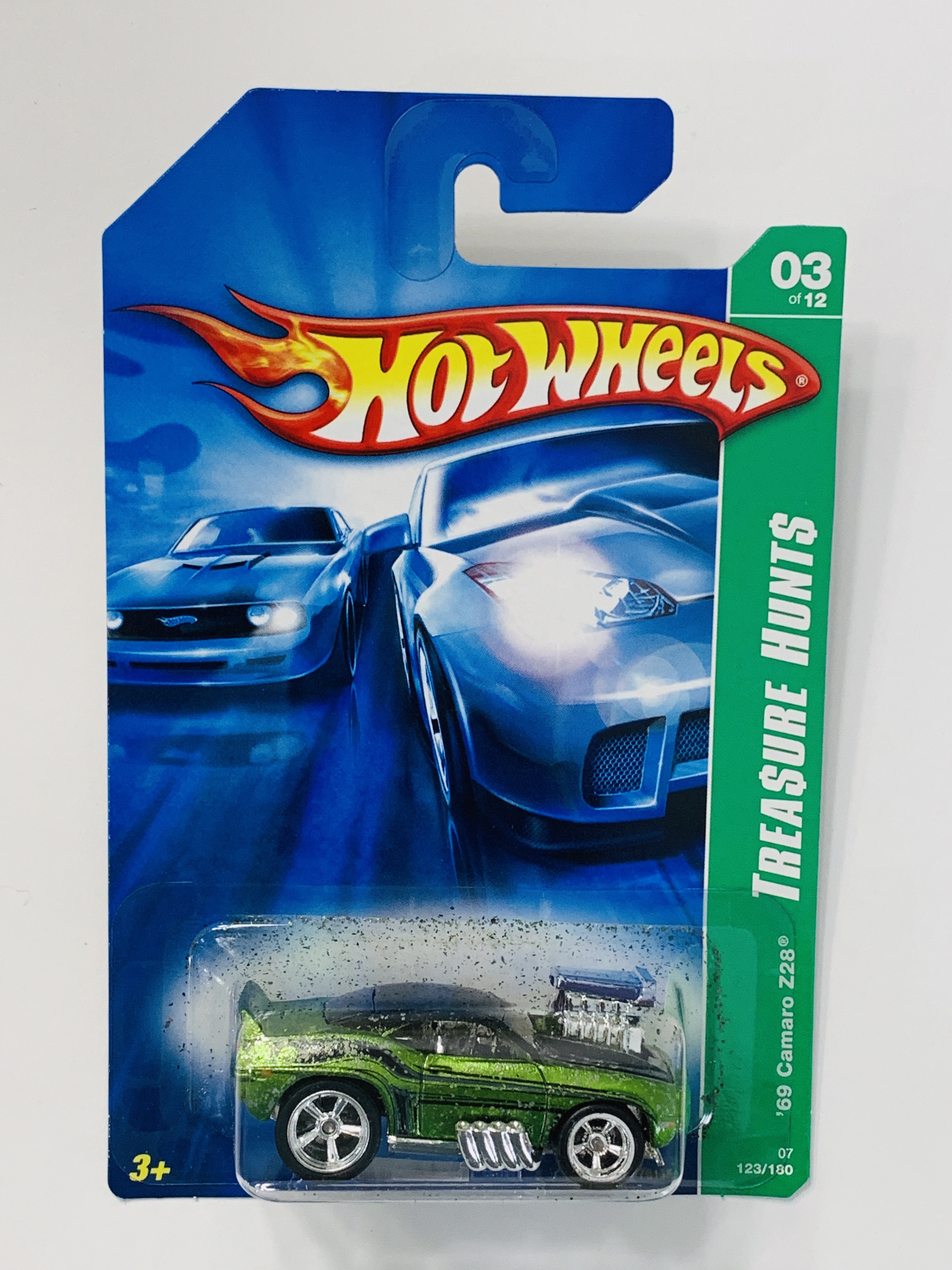 Hot Wheels #123 '69 Camaro Z28 Super Treasure Hunt - Flaking Paint