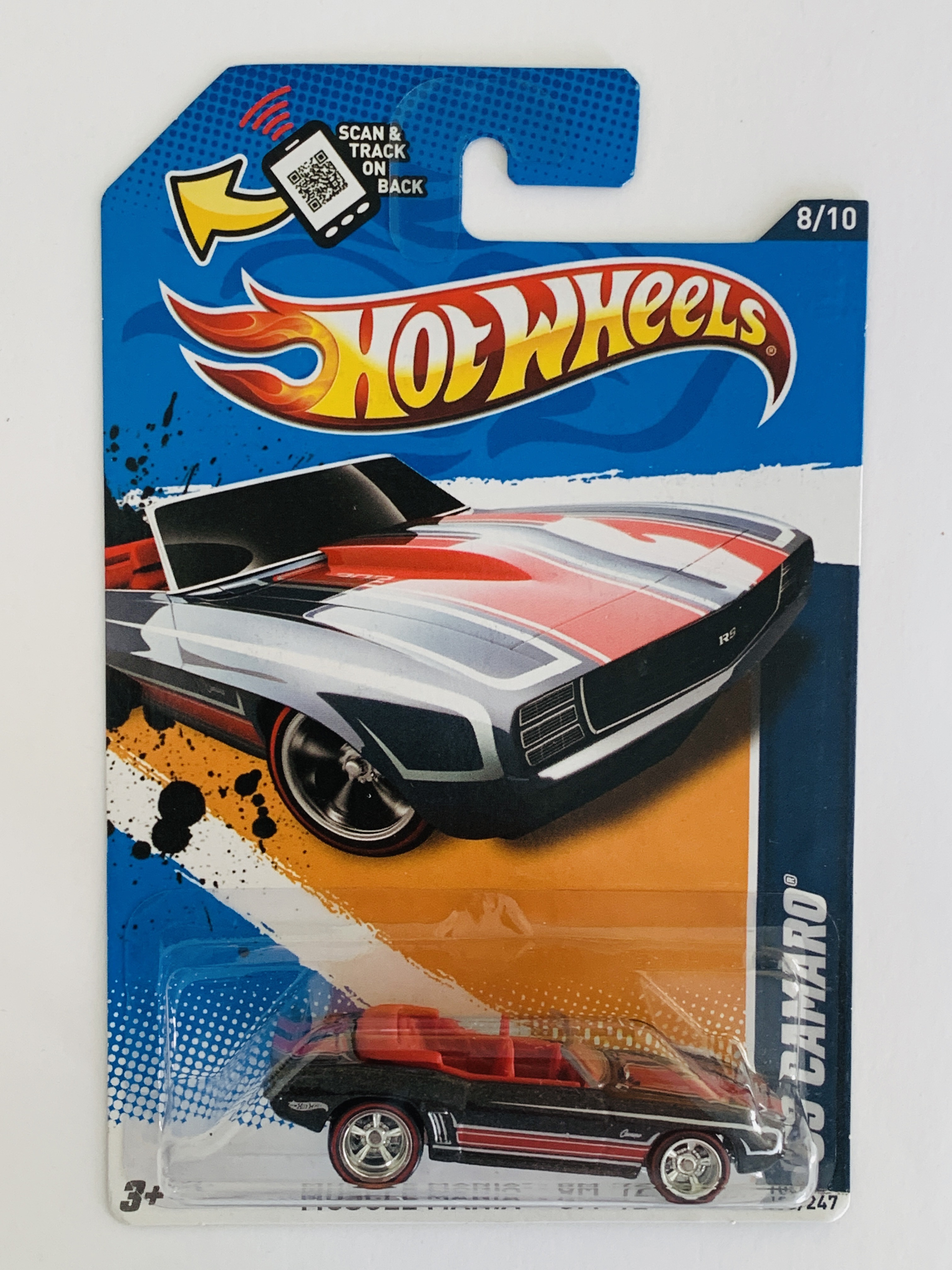 Hot Wheels #108 '69 Camaro Super Treasure Hunt