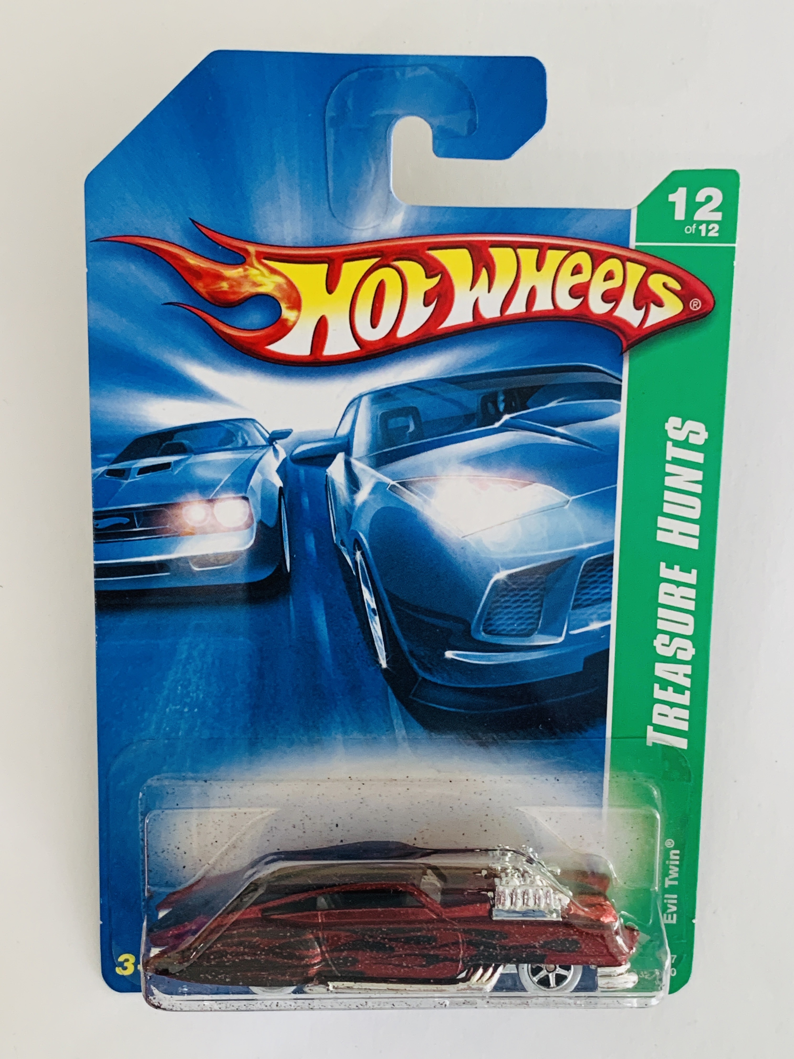 Hot Wheels #132 Evil Twin Super Treasure Hunt - Flaking Paint