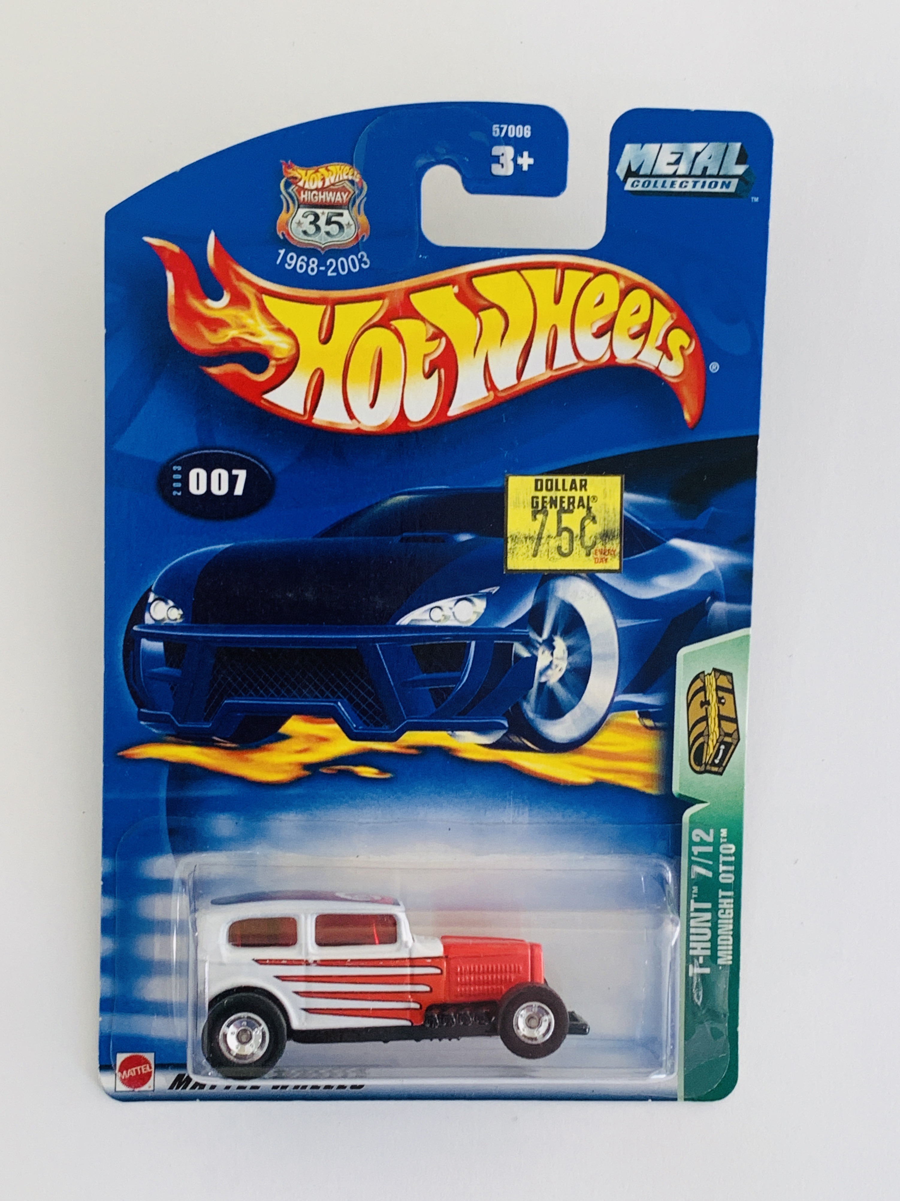 Hot Wheels #007 Midnight Otto Treasure Hunt