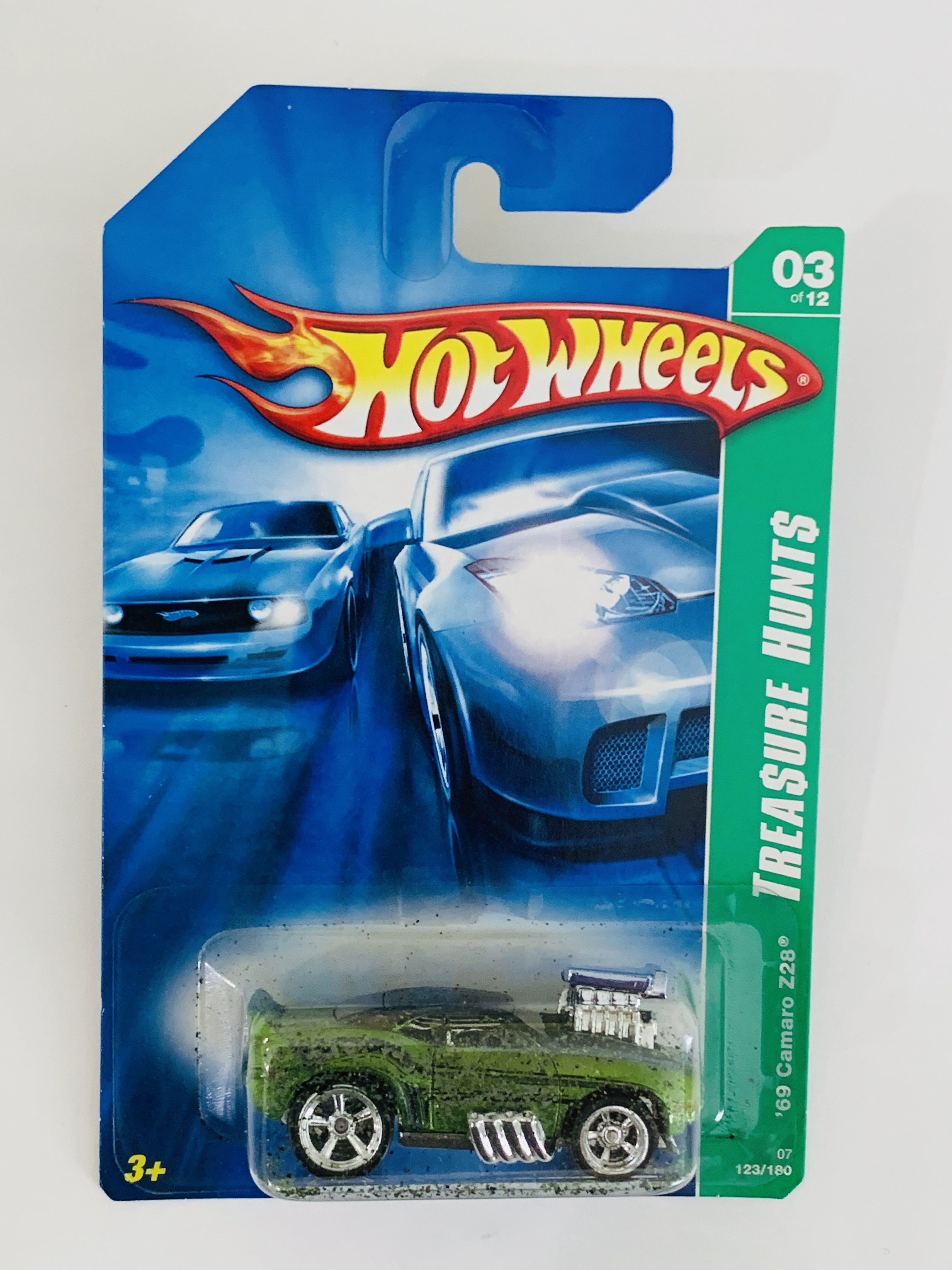 Hot Wheels #123 '69 Camaro Z28 Super Treasure Hunt - Flaking Paint