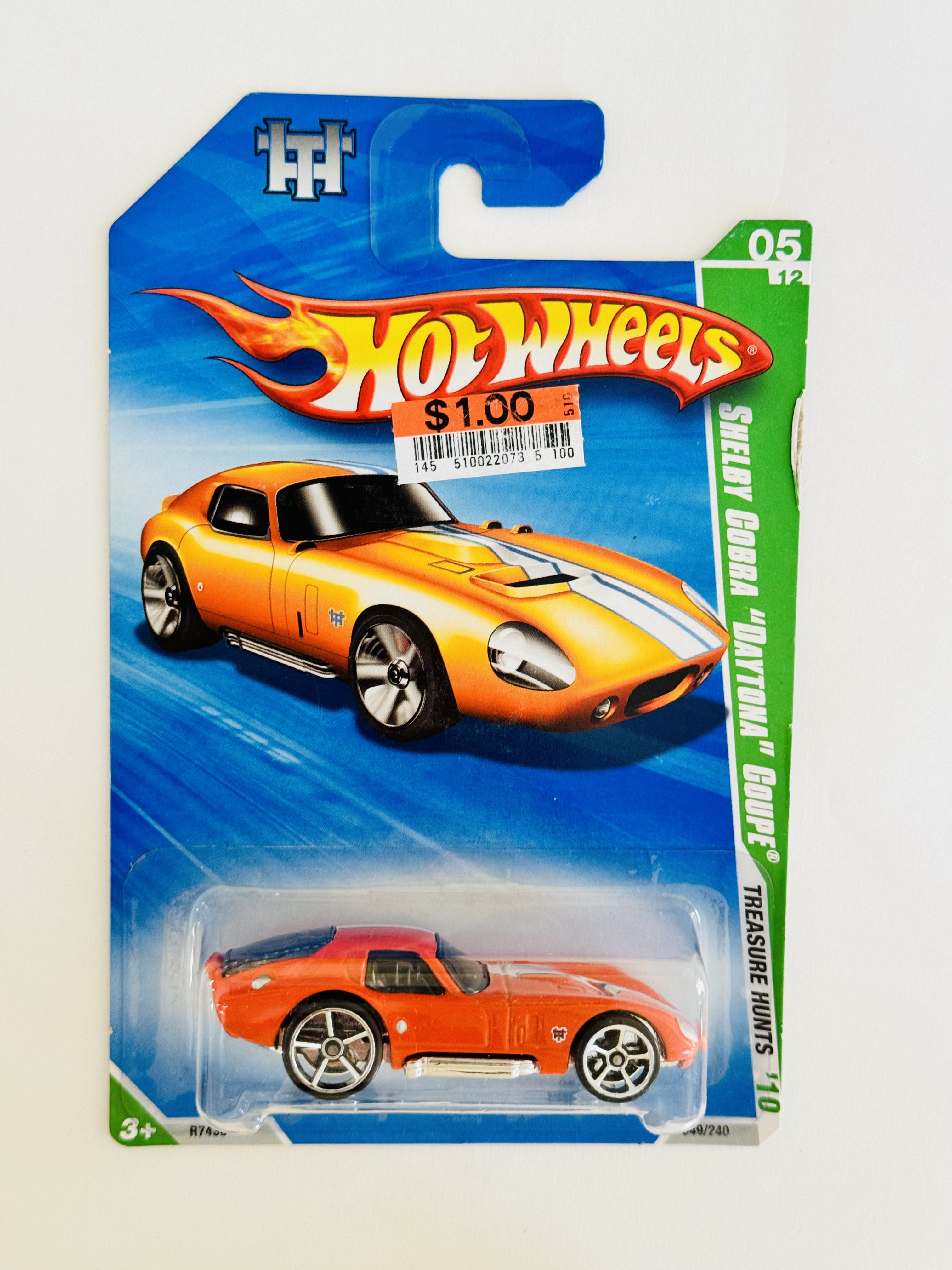 Hot Wheels #049 Shelby Cobra Daytona Coupe Treasure Hunt