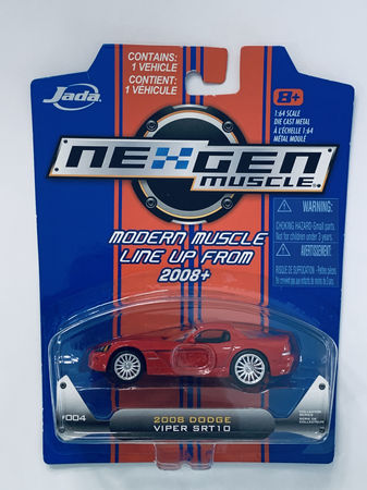 Jada NexGen Muscle 2008 Dodge Viper SRT10