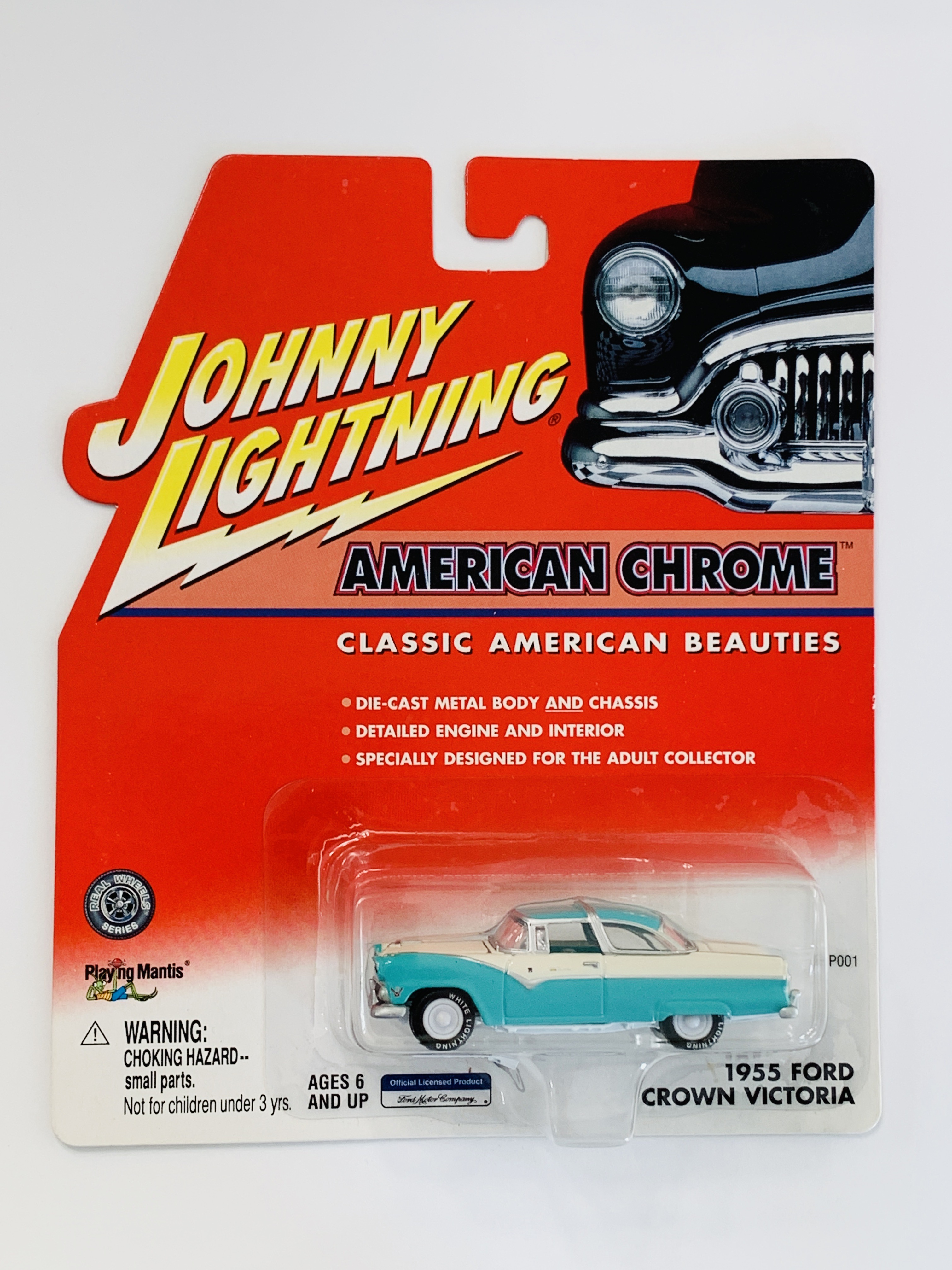 Johnny Lightning American Chrome 1955 Ford Crown Victoria