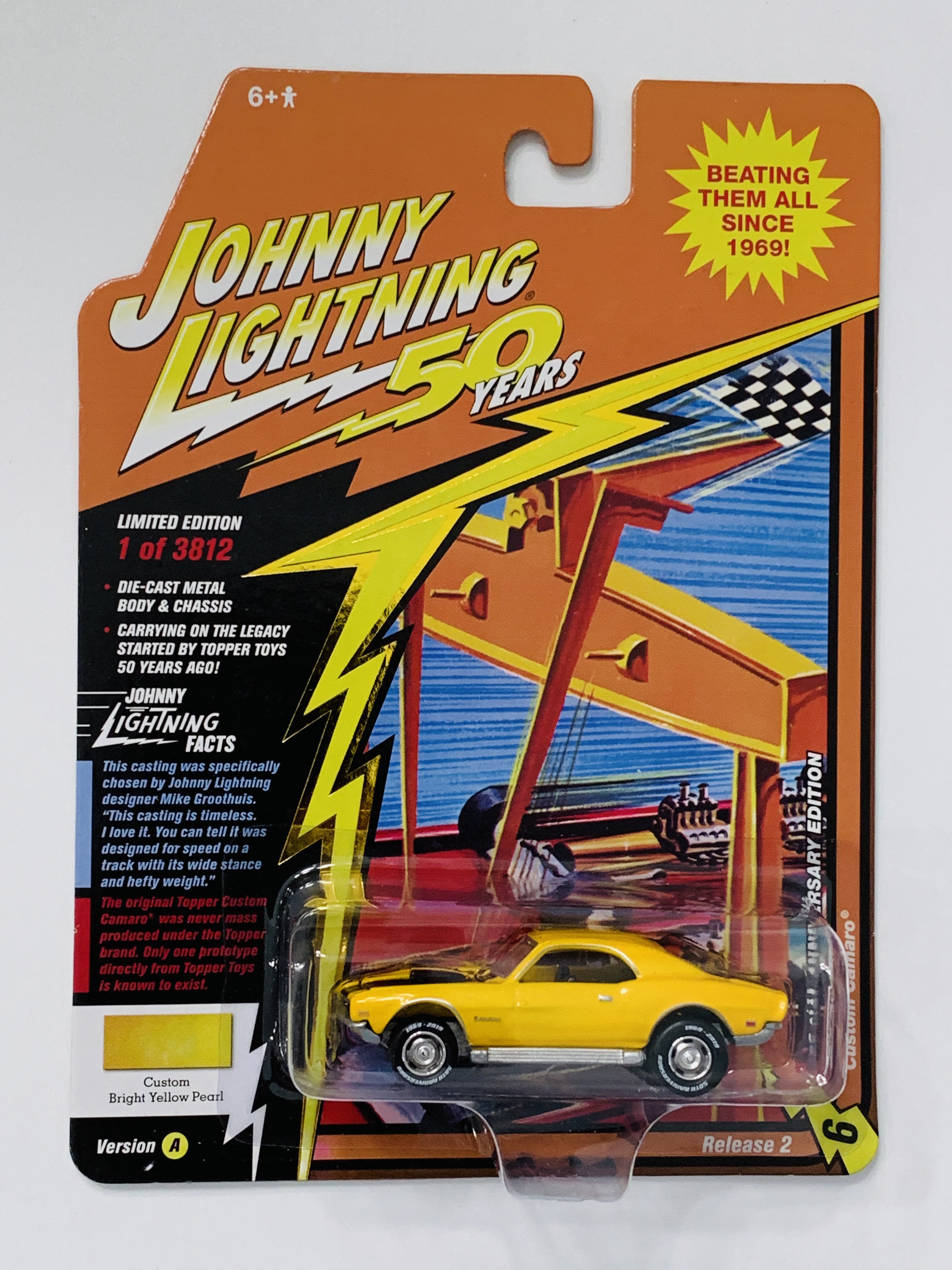 Johnny Lightning 50th Anniversary Edition Custom Camaro