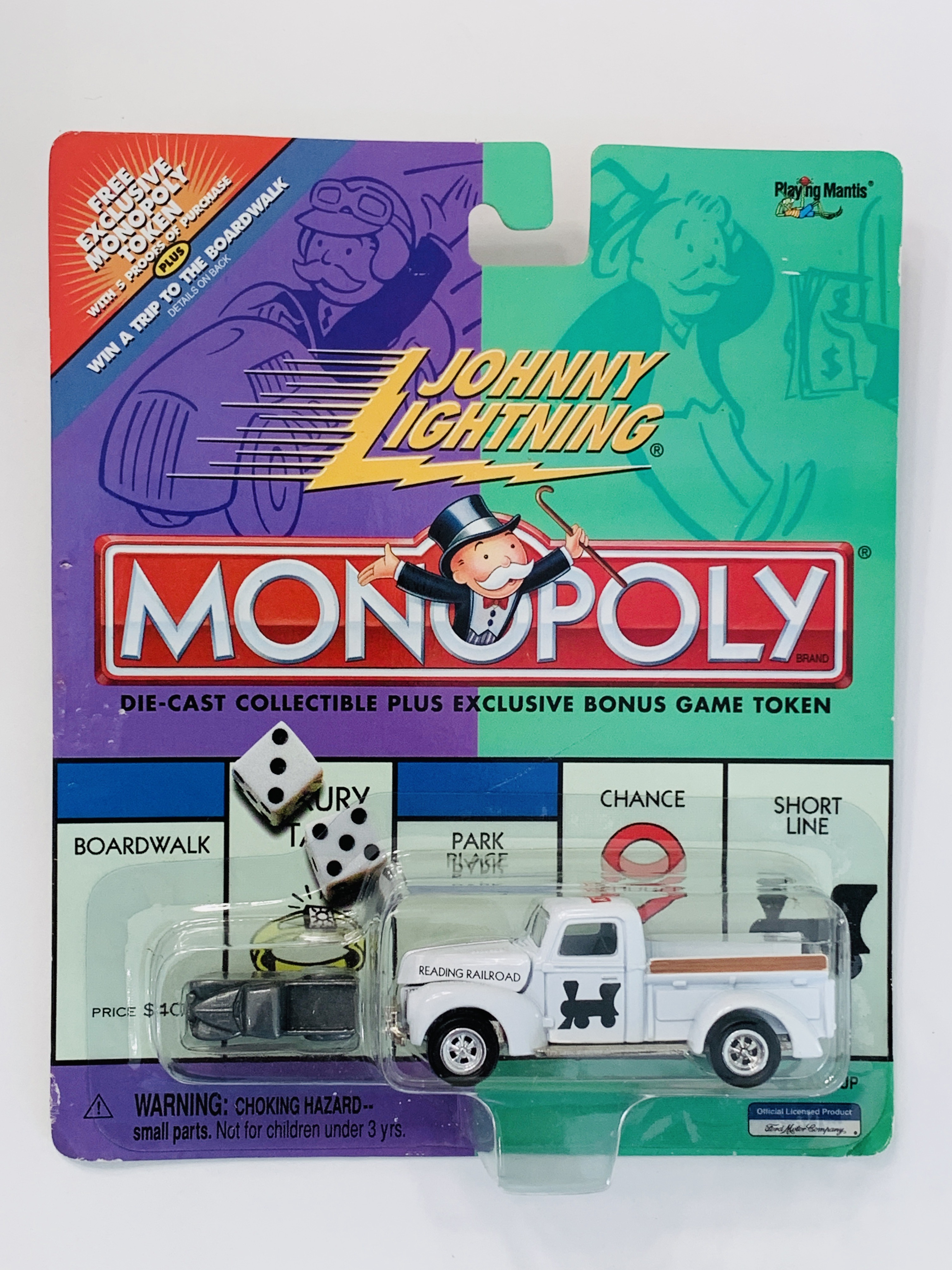 Johnny Lightning Monopoly Reading Railroad Ford Truck