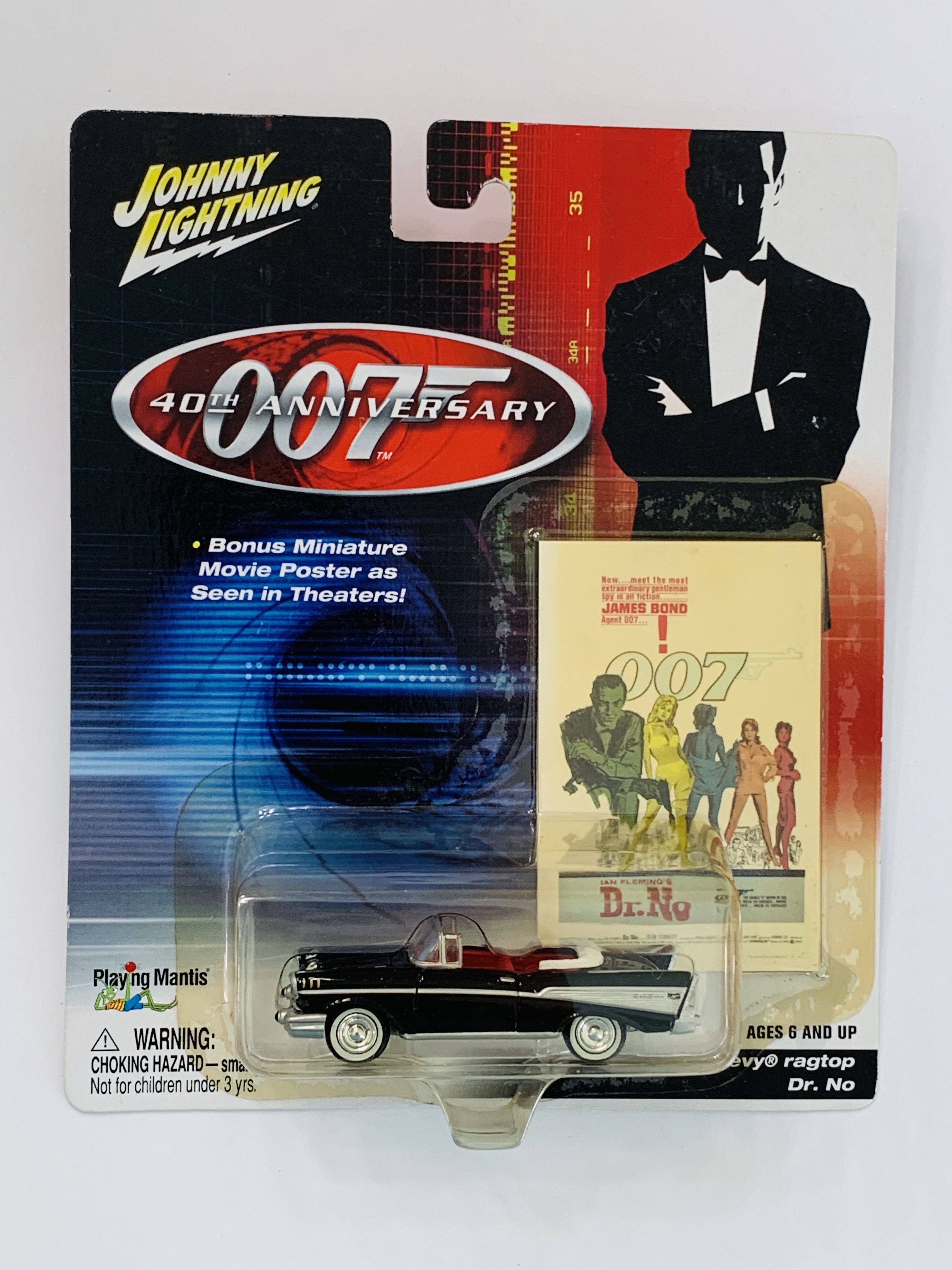 Johnny Lightning 40th Anniversary 007 '57 Chevy Ragtop