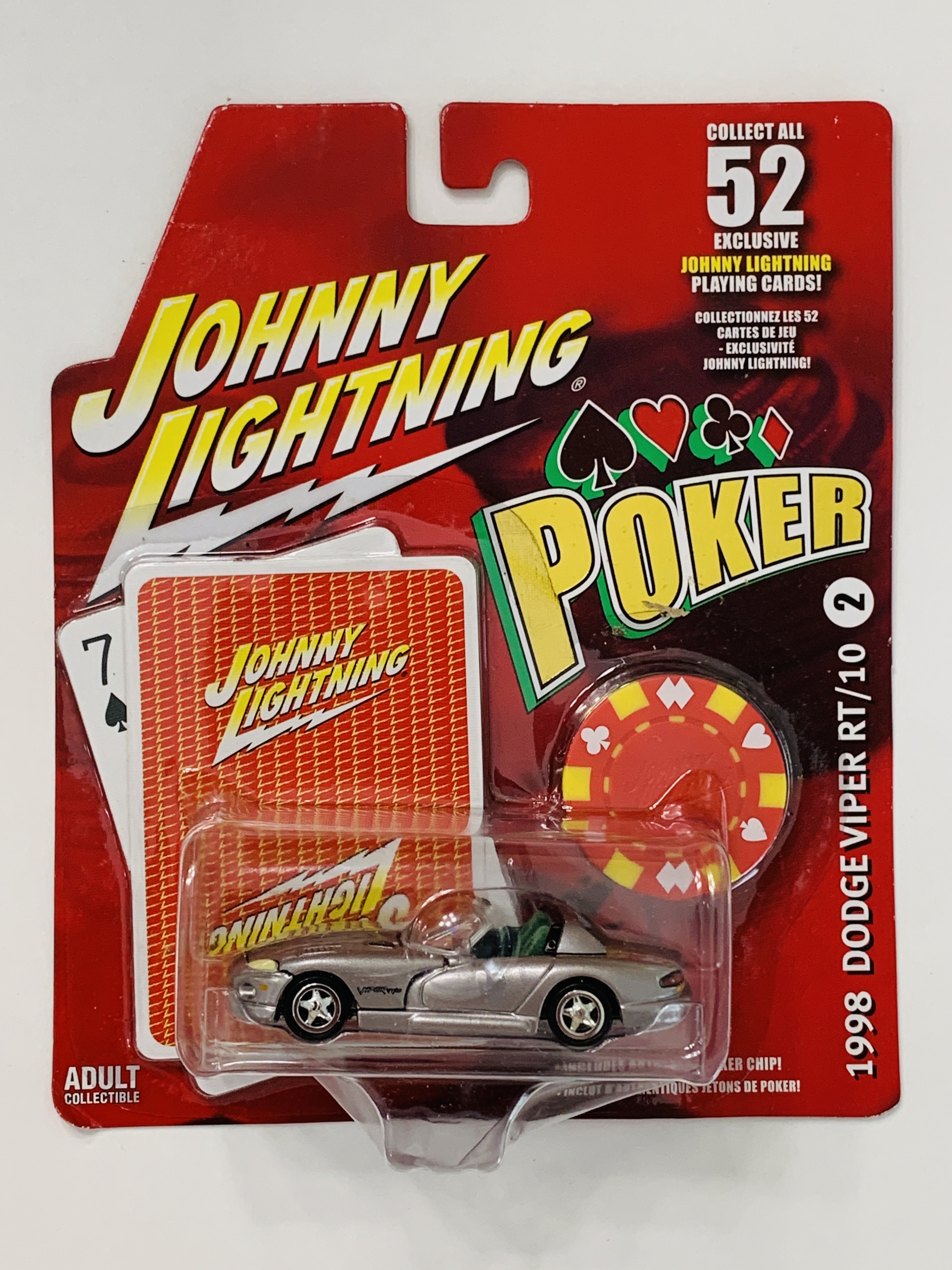 Johnny Lightning Poker Series 1998 Dodge Viper RT/10