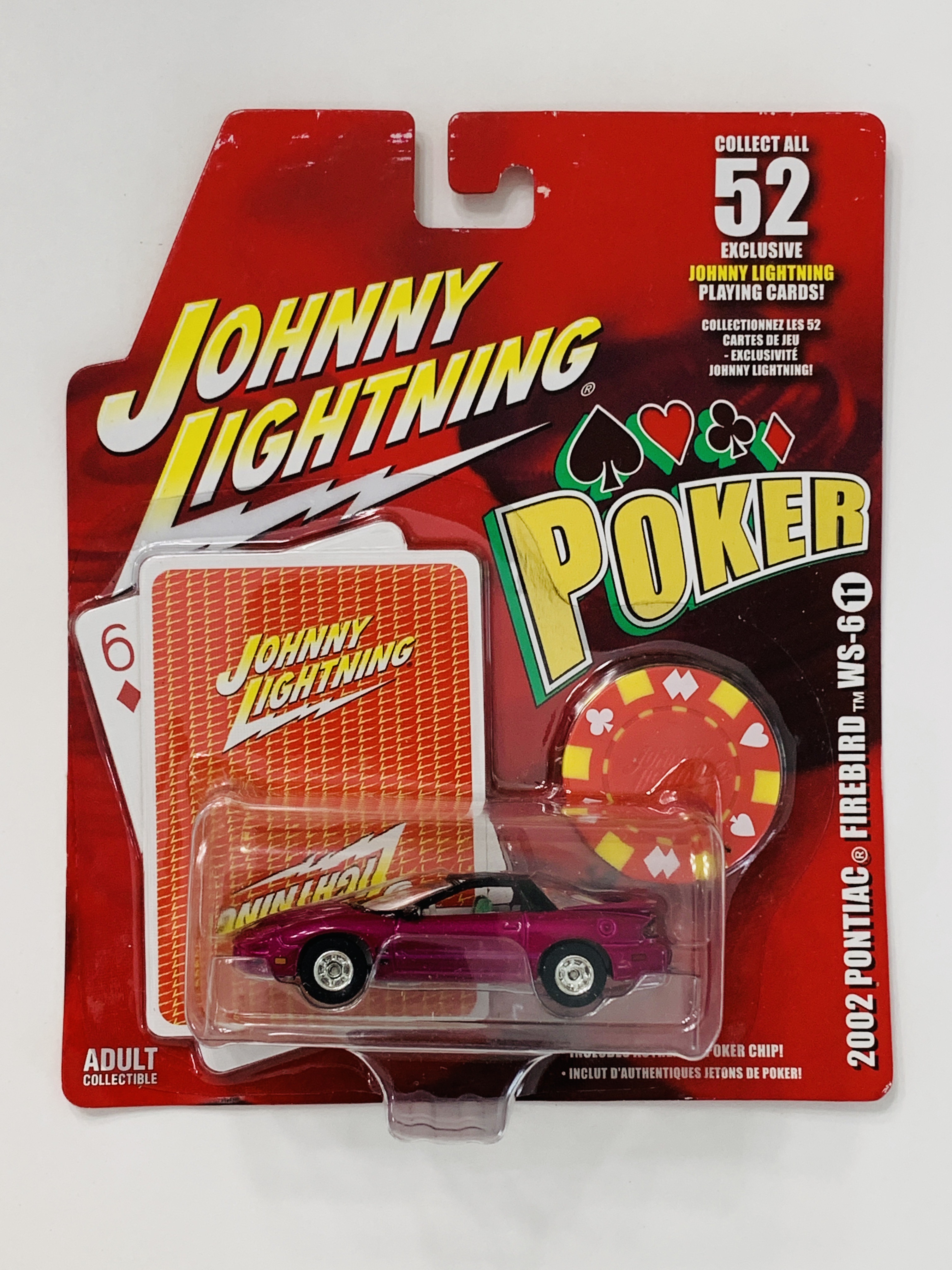 Johnny Lightning Poker Series 2002 Pontiac Firebird WS-6