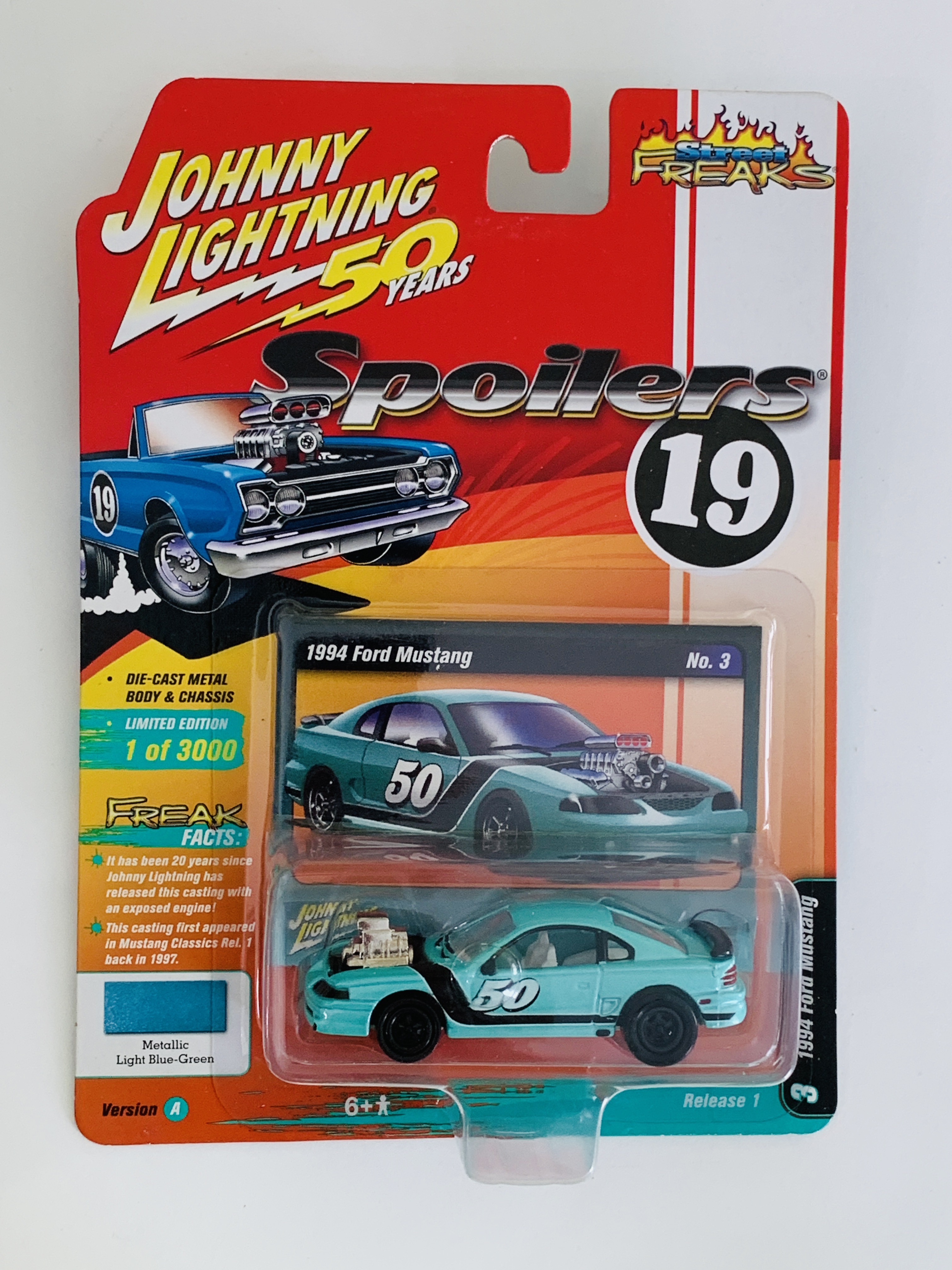 Johnny Lightning Spoilers 1994 Ford Mustang