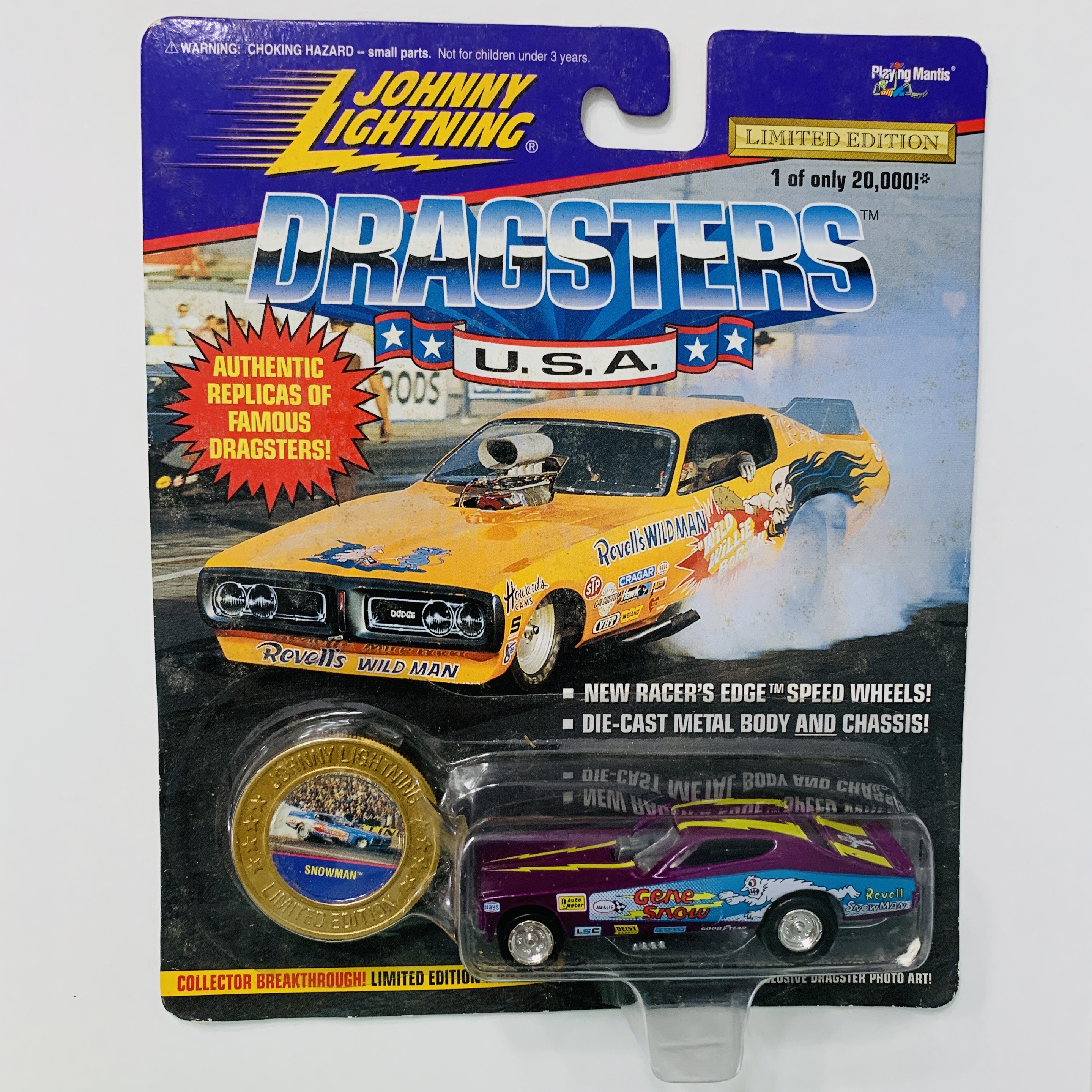 Johnny Lightning Dragsters USA Snowman