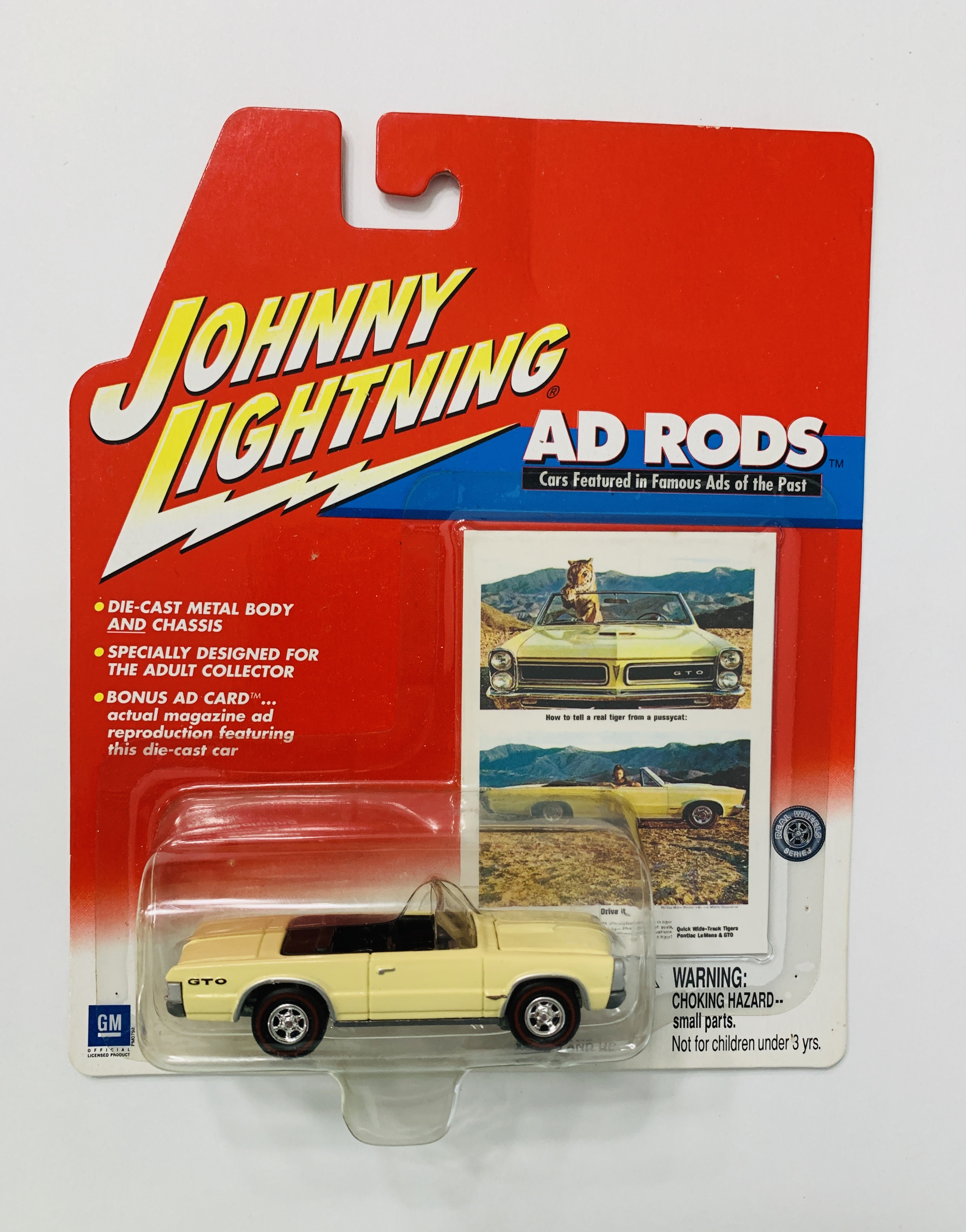 Johnny Lightning Ad Rods 1965 Pontiac GTO Convertible