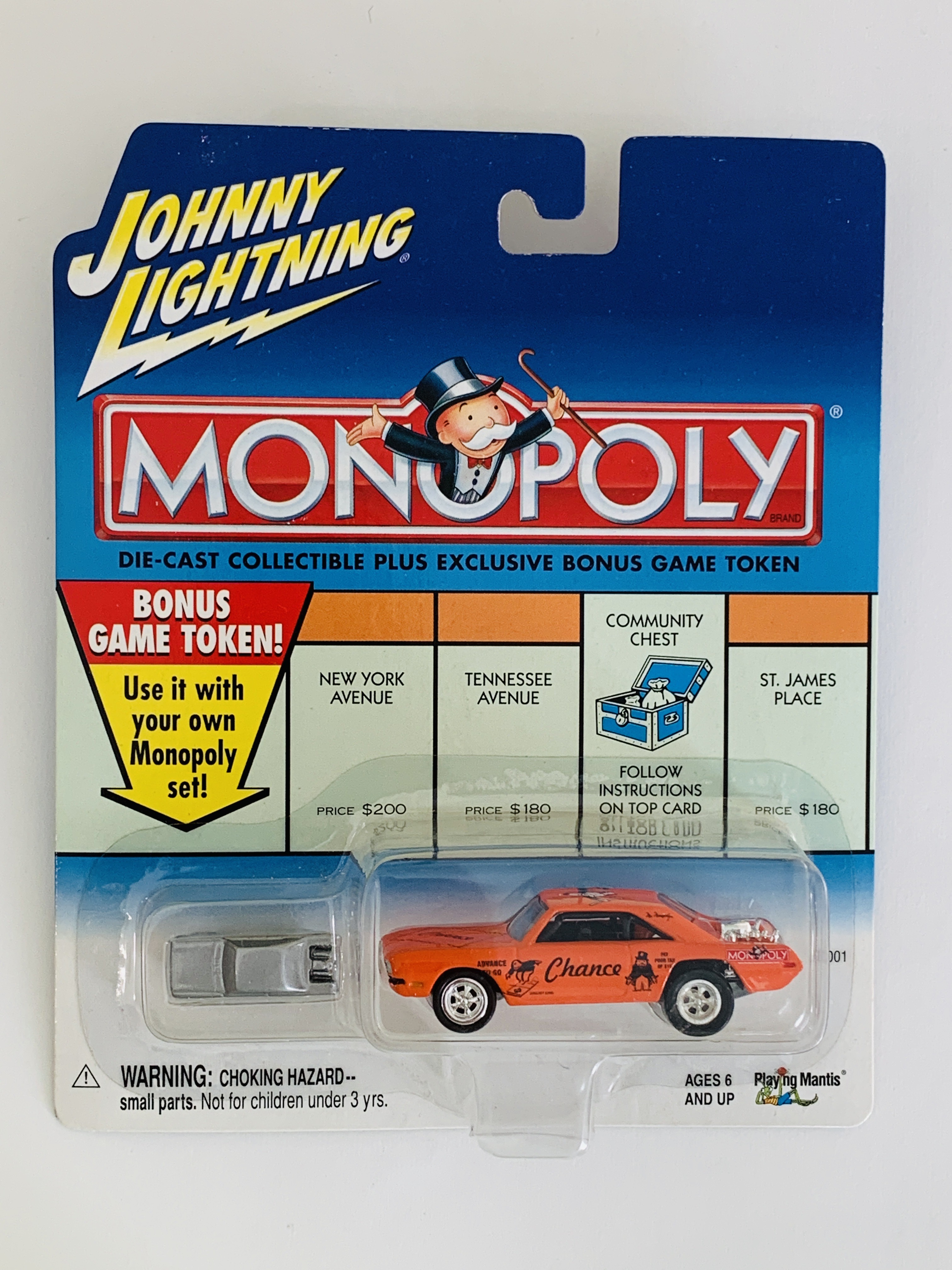 Johnny Lightning Monopoly Chance Dodge Dart