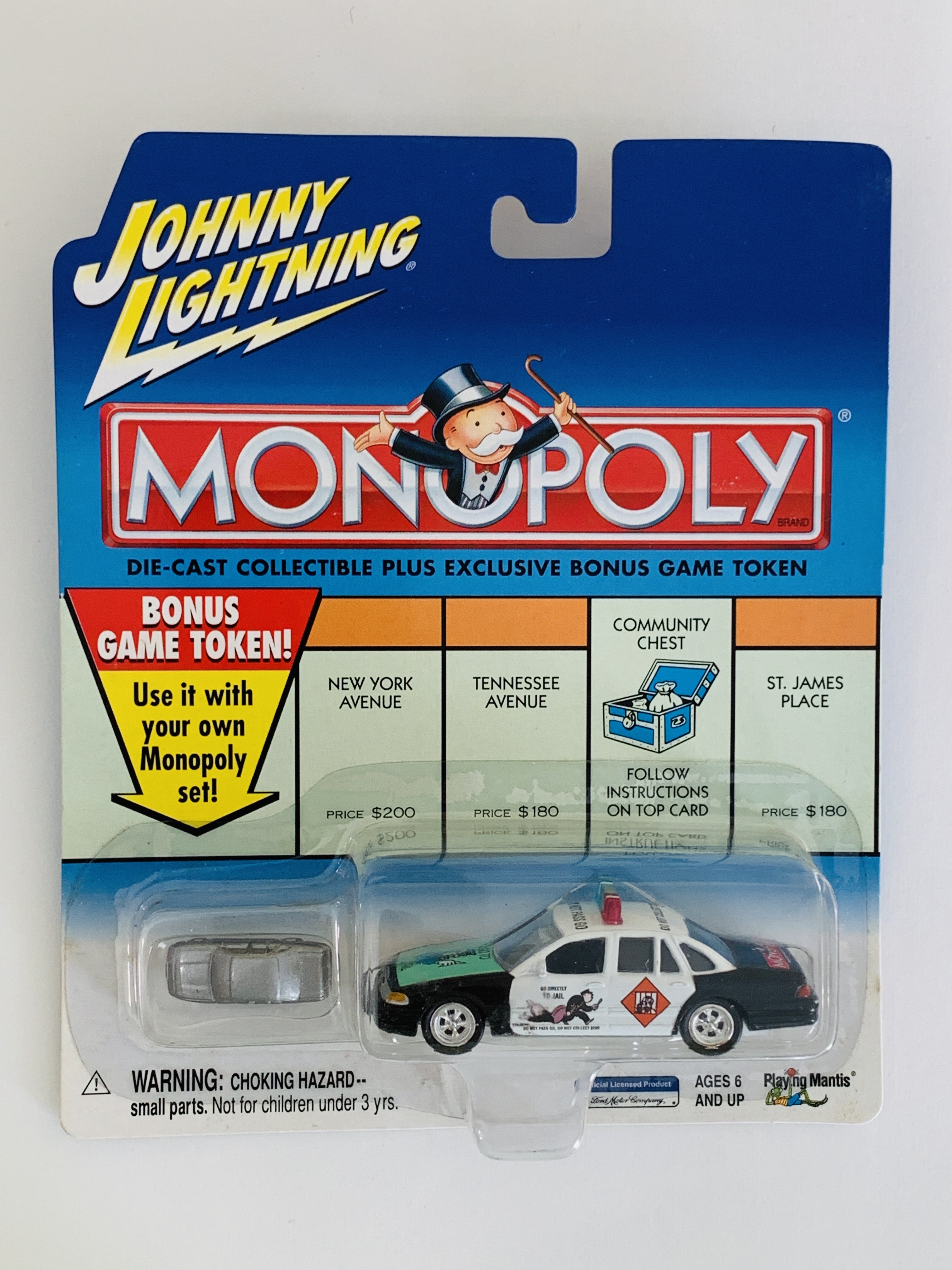 Johnny Lightning Monopoly Go To Jail Crown Victoria