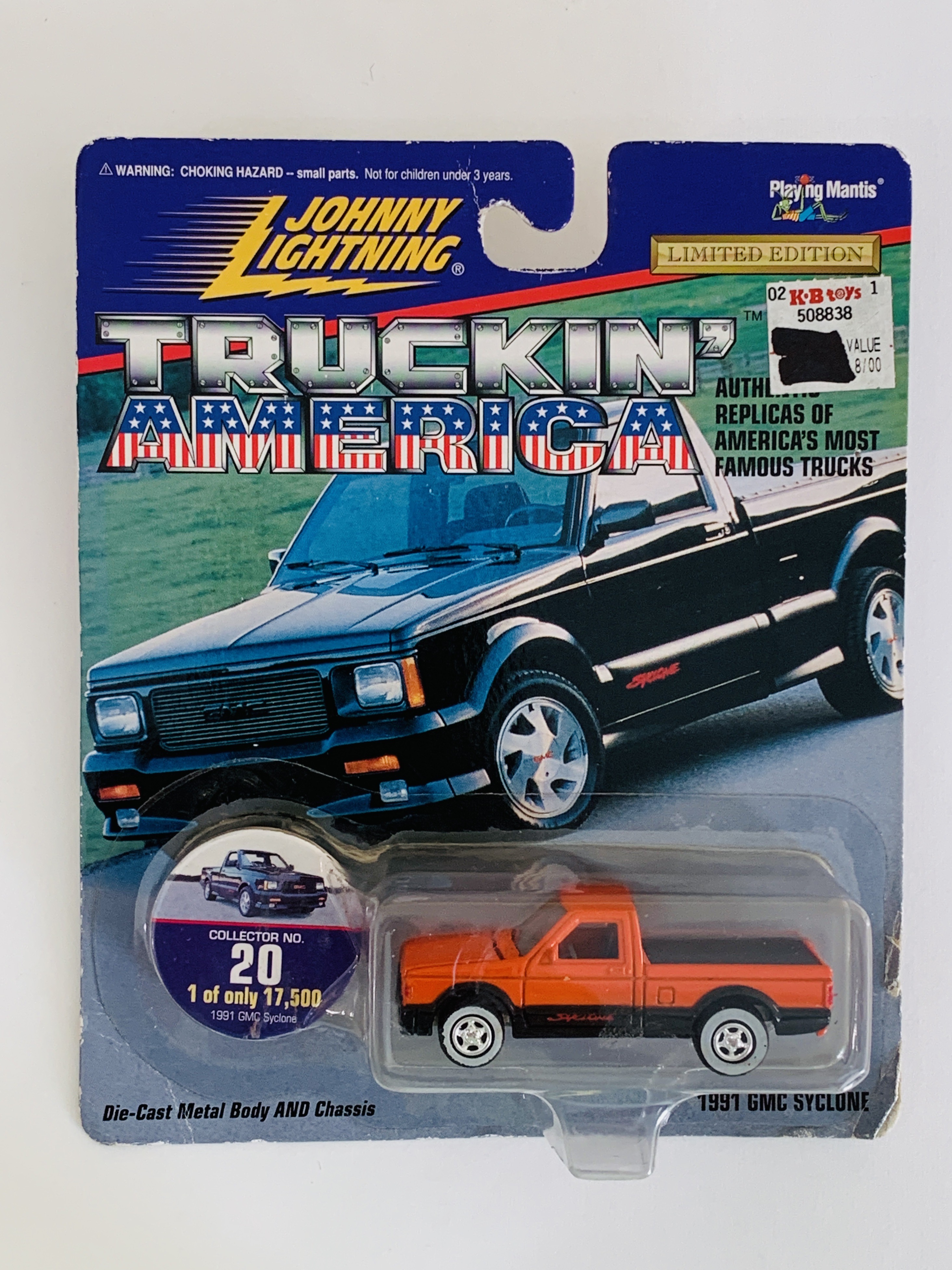 Johnny Lightning Truckin' America 1991 GMC Syclone