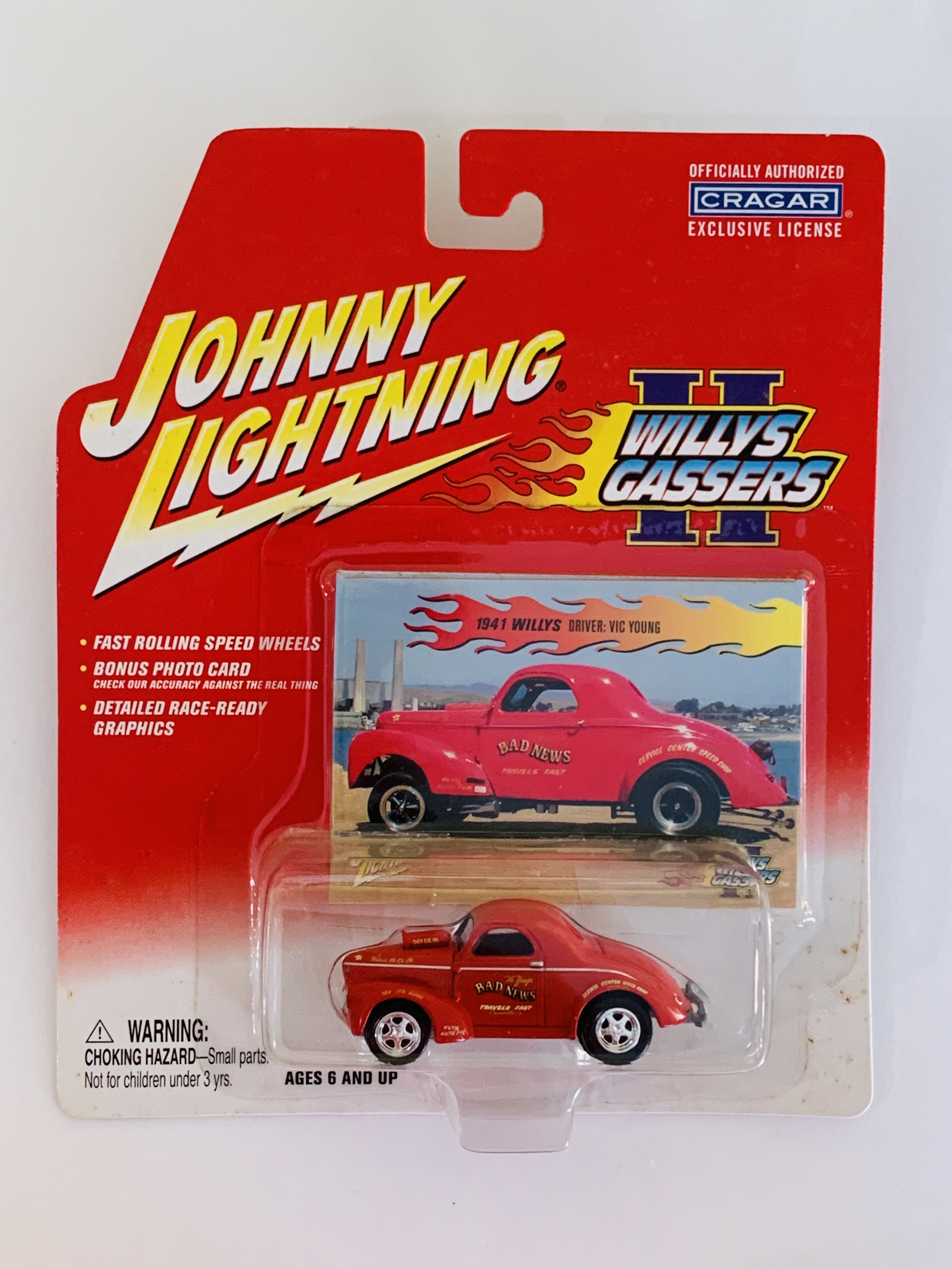 Johnny Lightning Willys Gassers II 1941 Willys Vic Young