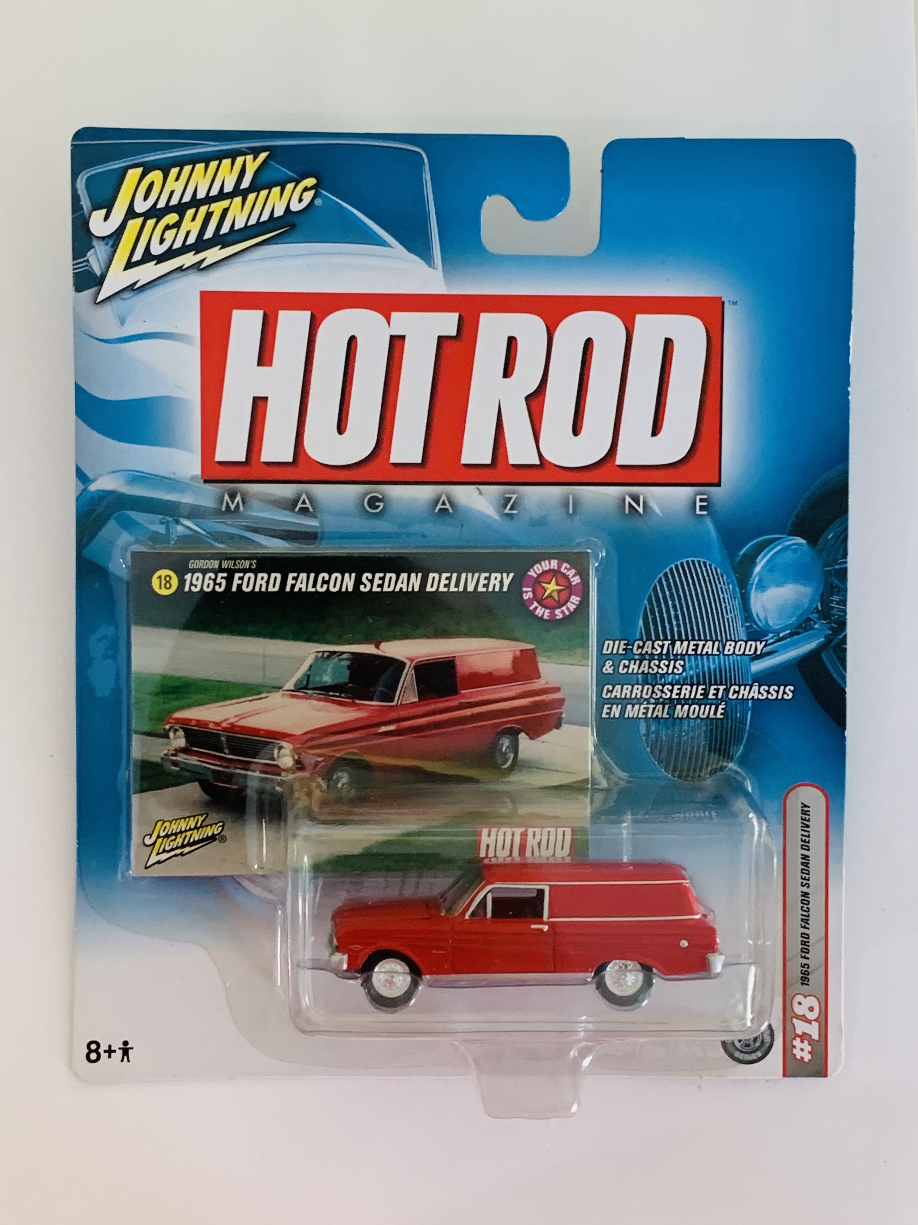 Johnny Lightning Hot Rod Magazine 1965 Ford Falcon Sedan Delivery