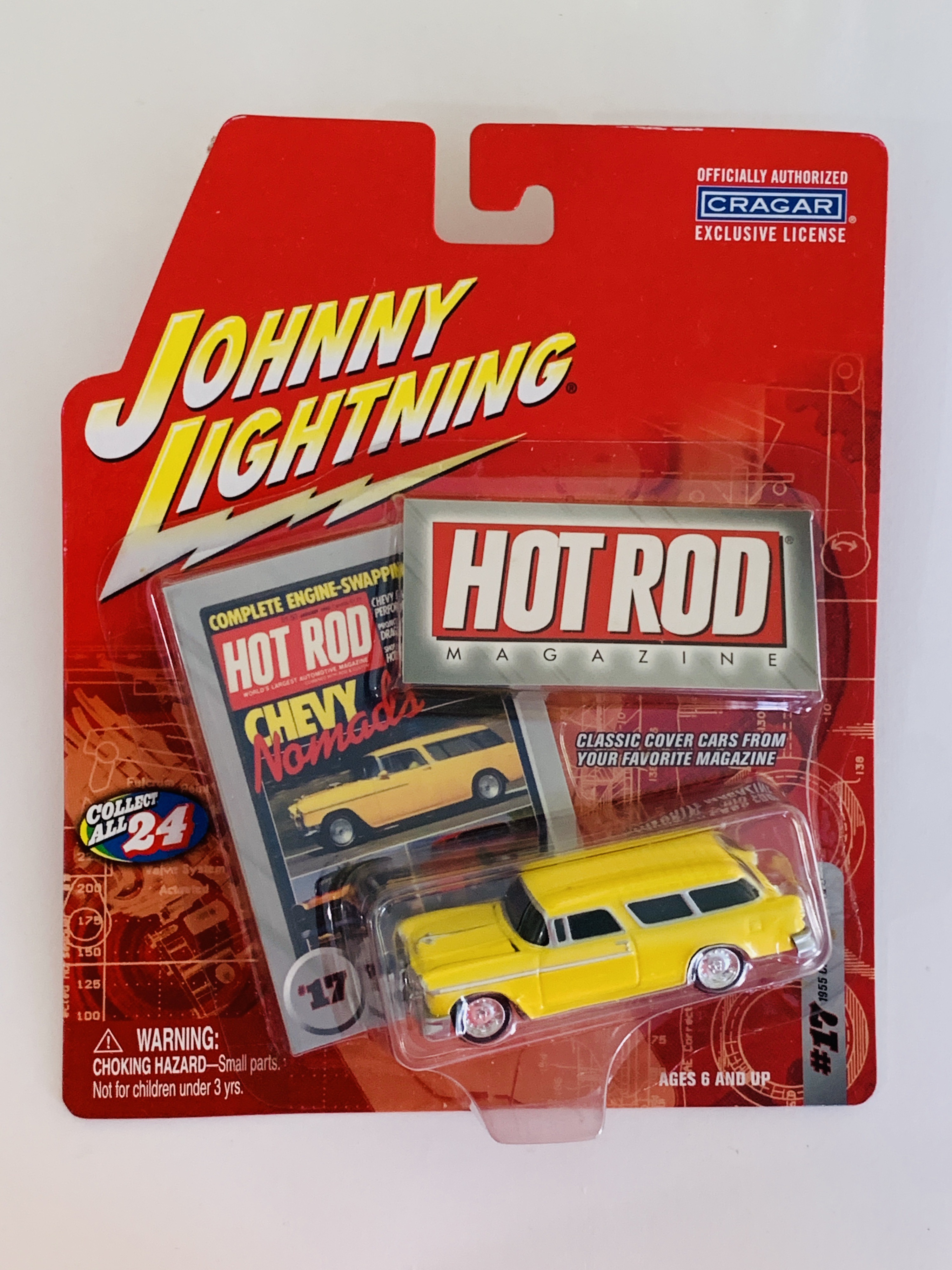 Johnny Lightning Hot Rod Magazine 1955 Chevy Nomad