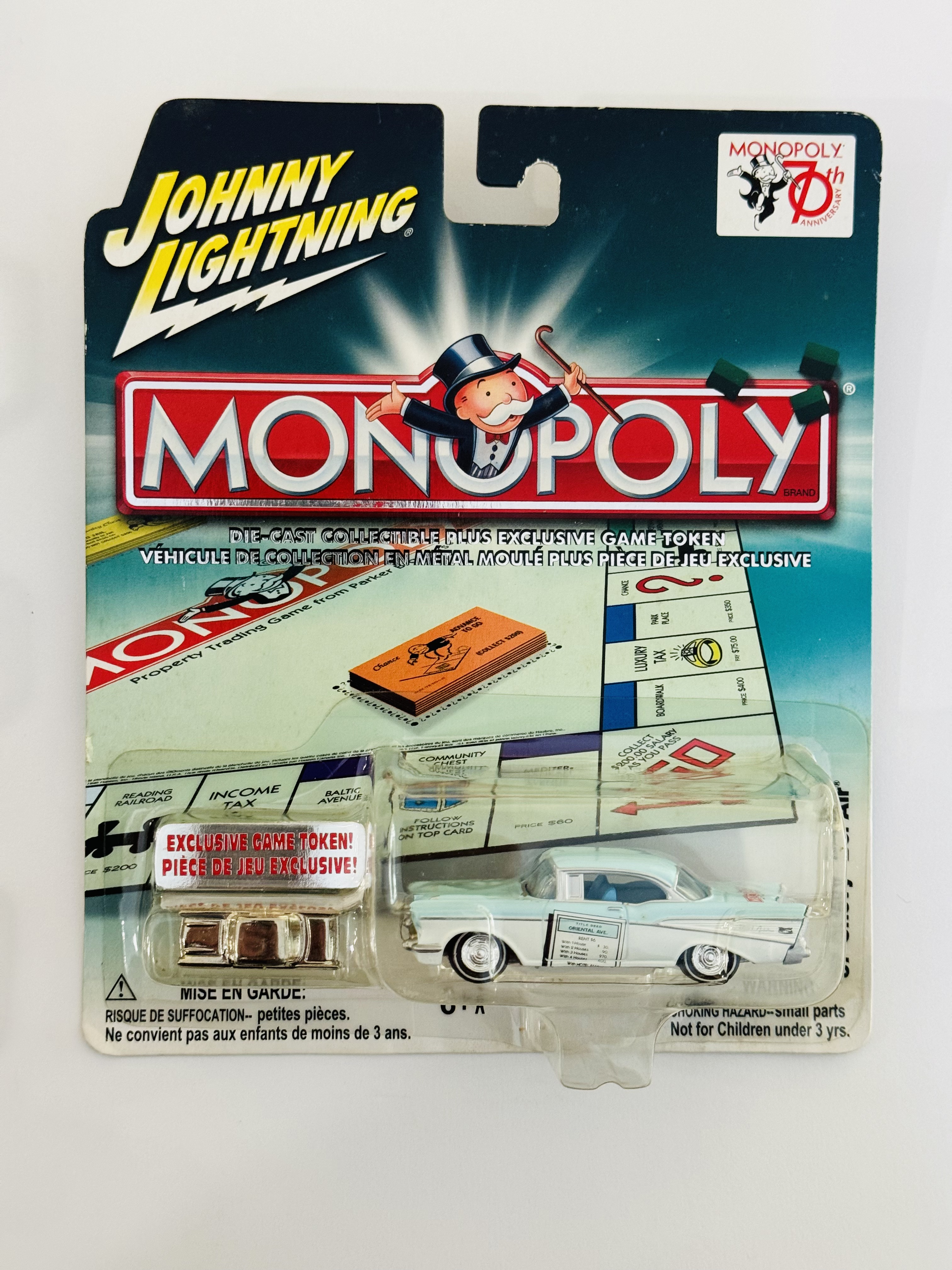 Johnny Lightning Monopoly '57 Chevy Bel Air