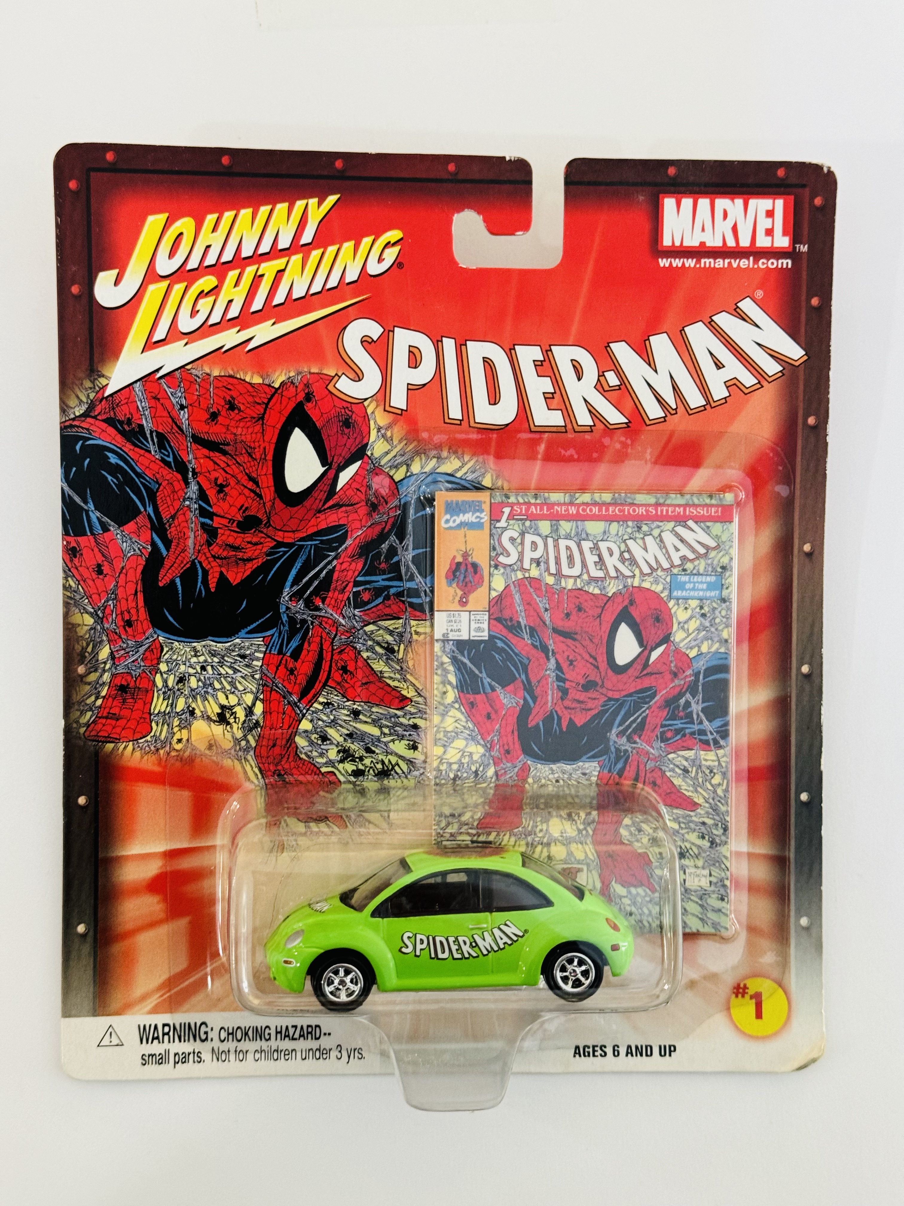 Johnny Lightning Spider-Man '98 VW Beetle