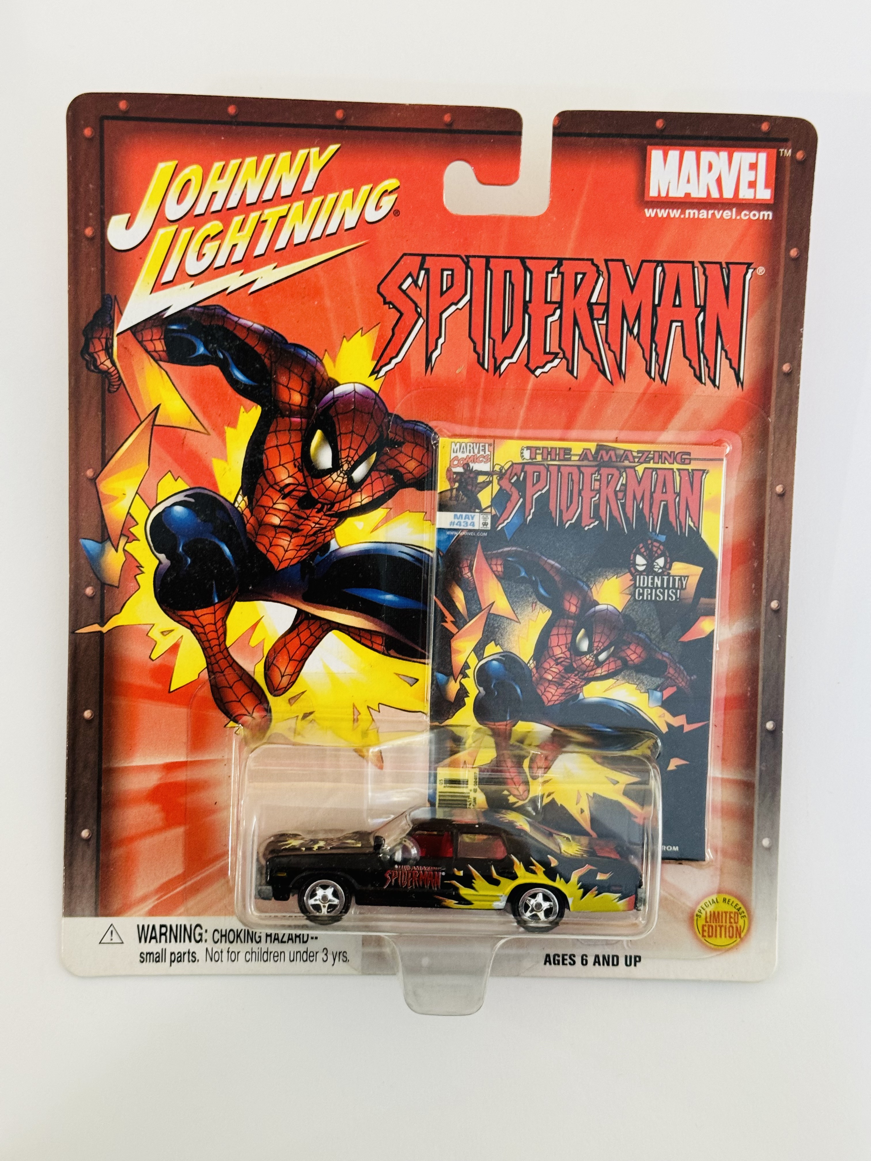 Johnny Lightning Spider-Man Identity Crisis Limited Edition Special Release
