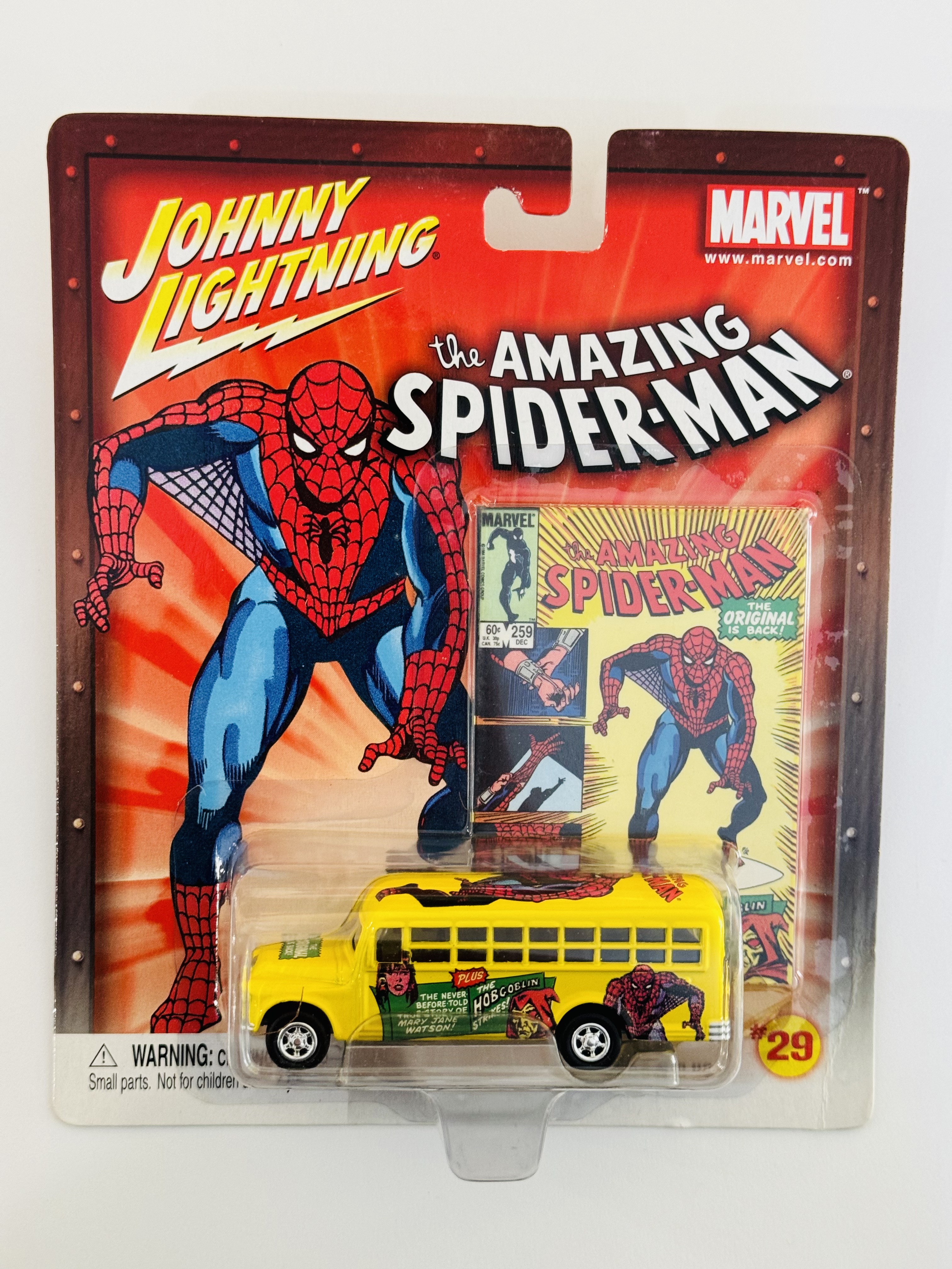 Johnny Lightning Spider-Man '56 Chevy Bus