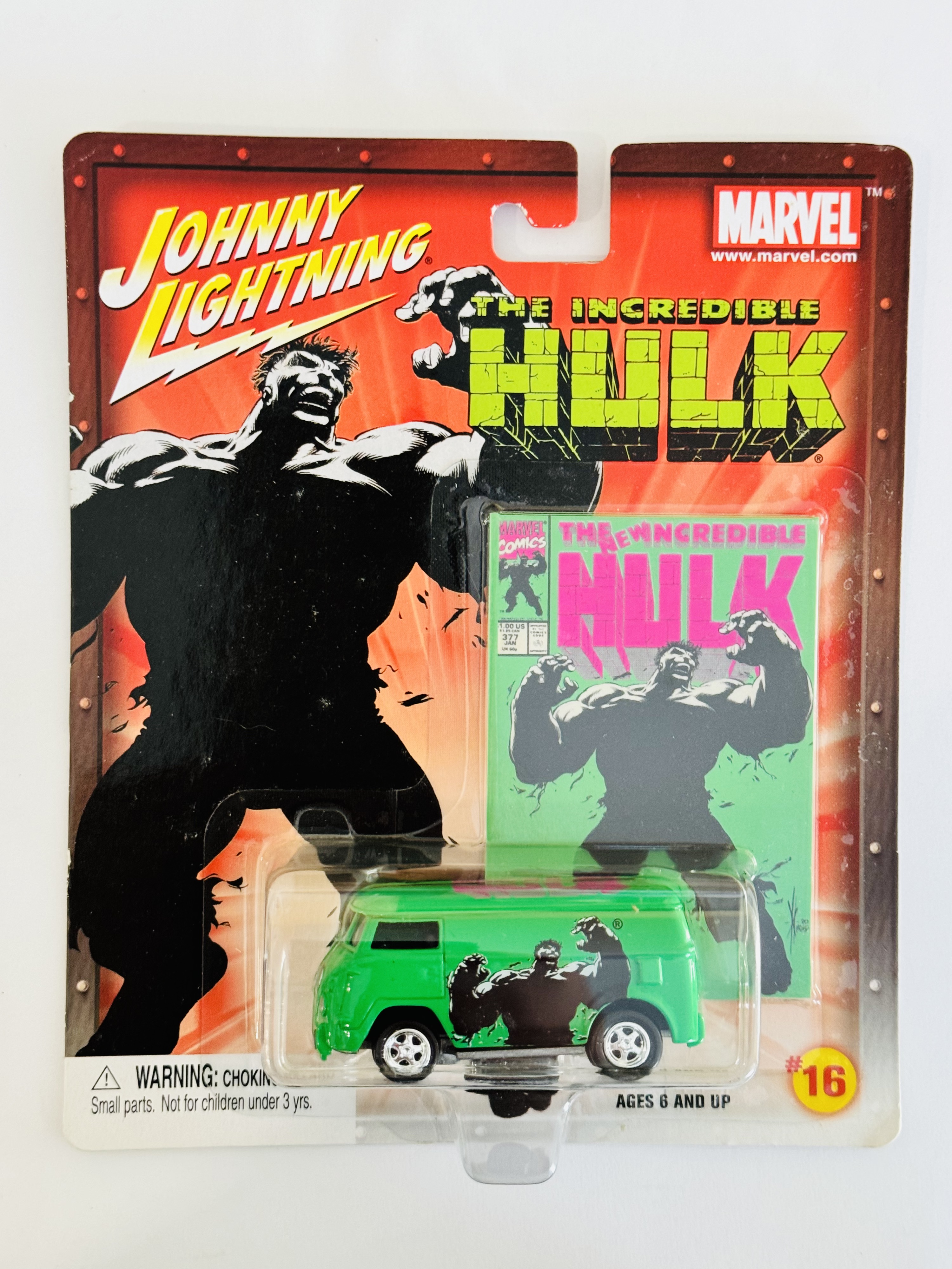 Johnny Lightning Marvel The Incredible Hulk '60s VW Van