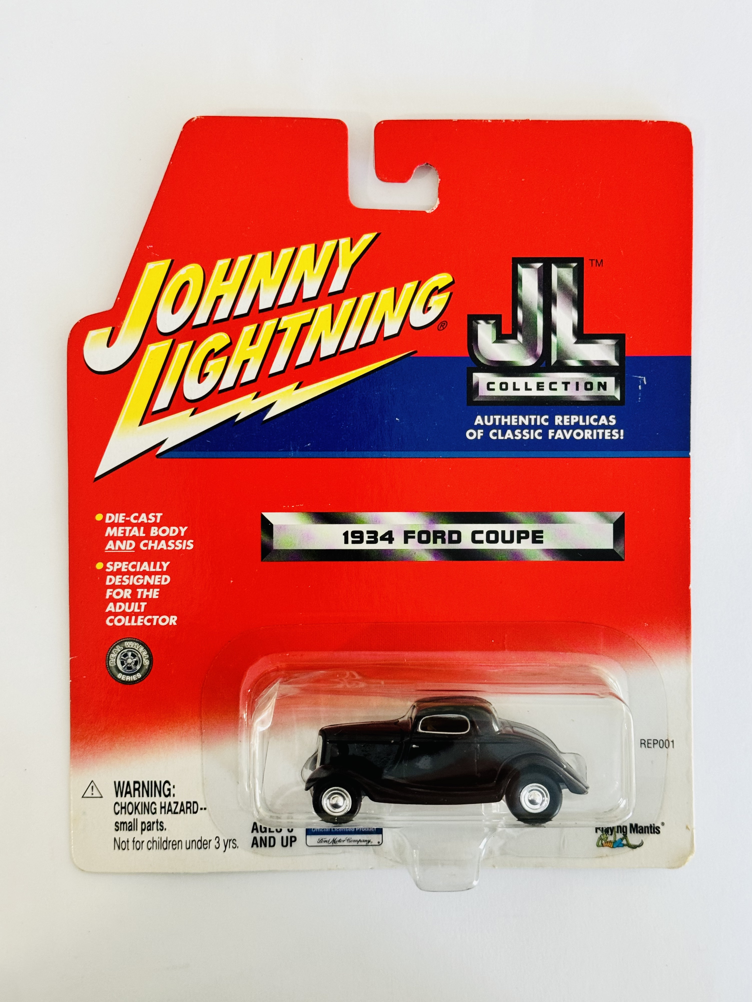 Johnny Lightning JL Collectiion 1934 Ford Coupe - Bent Blister