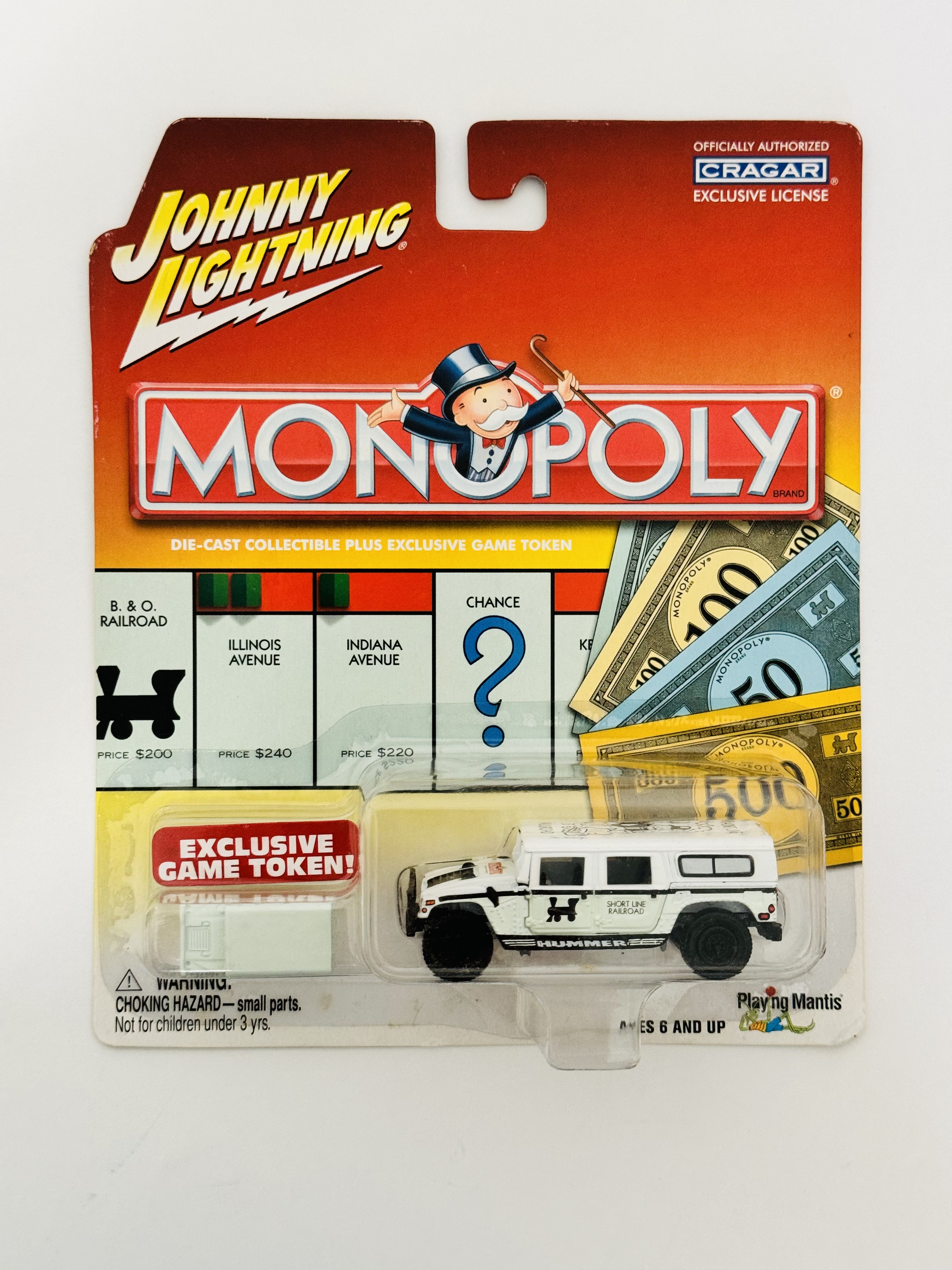 Johnny Lightning Monopoly Short Line Railroad Hummer H1