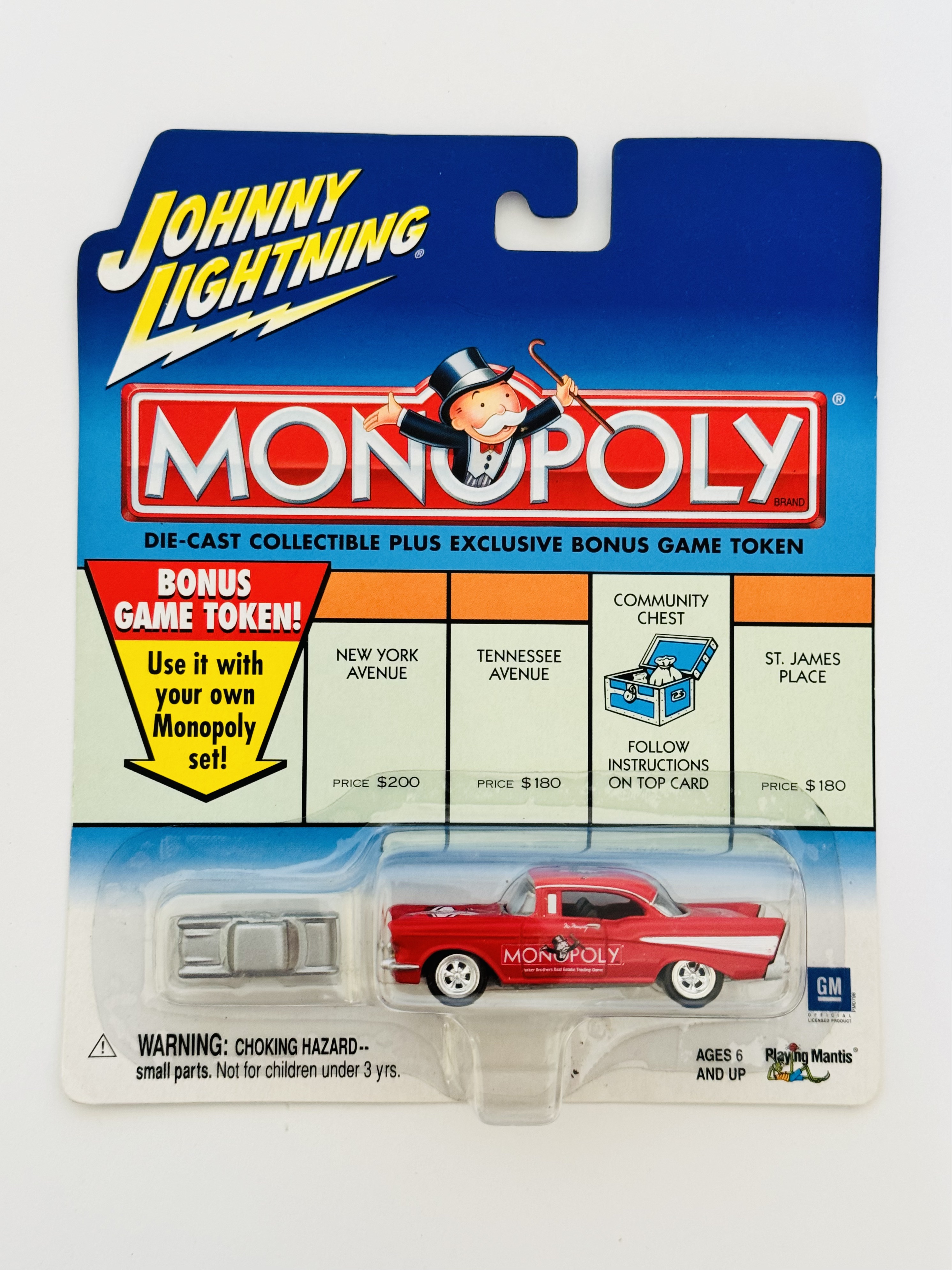 Johnny Lightning Monopoly Illinois Ave '57 Chevy