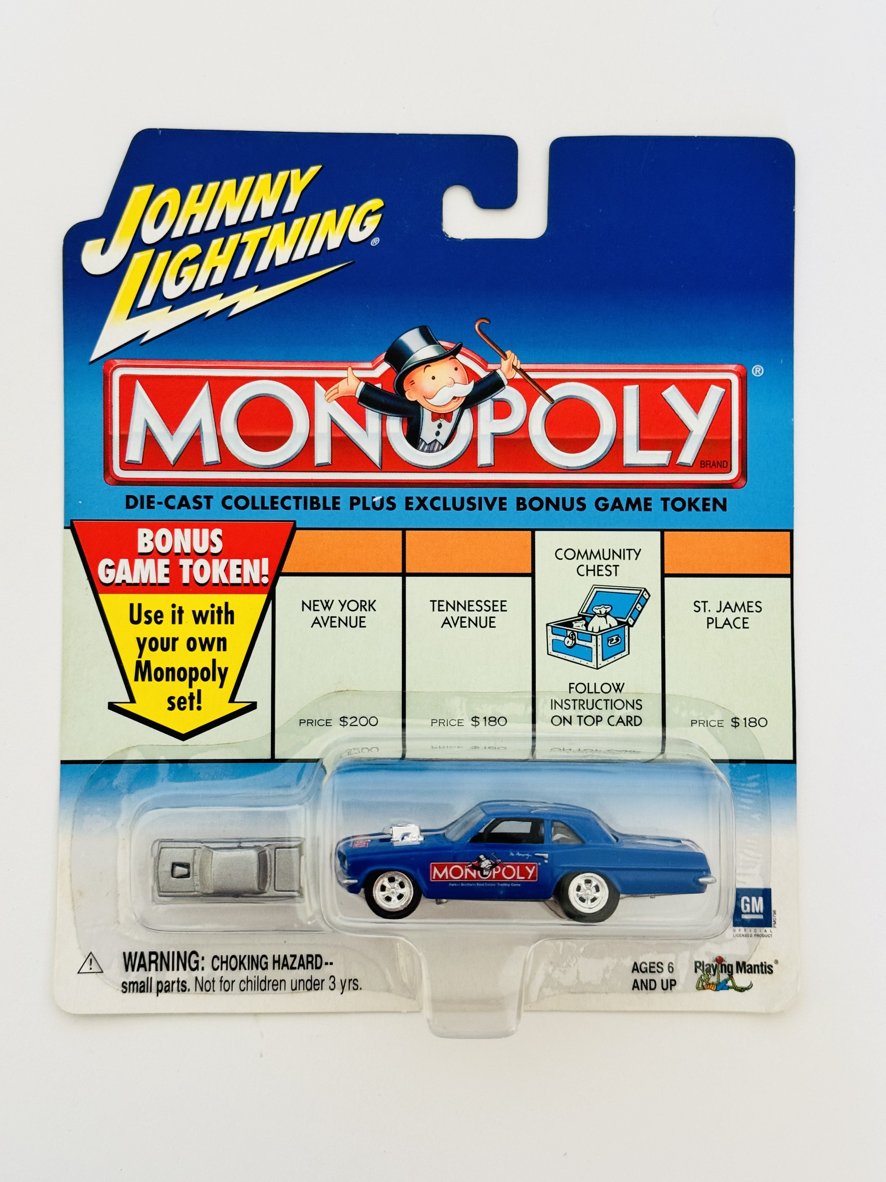 Johnny Lightning Monopoly Park Place Pontiac Tempest