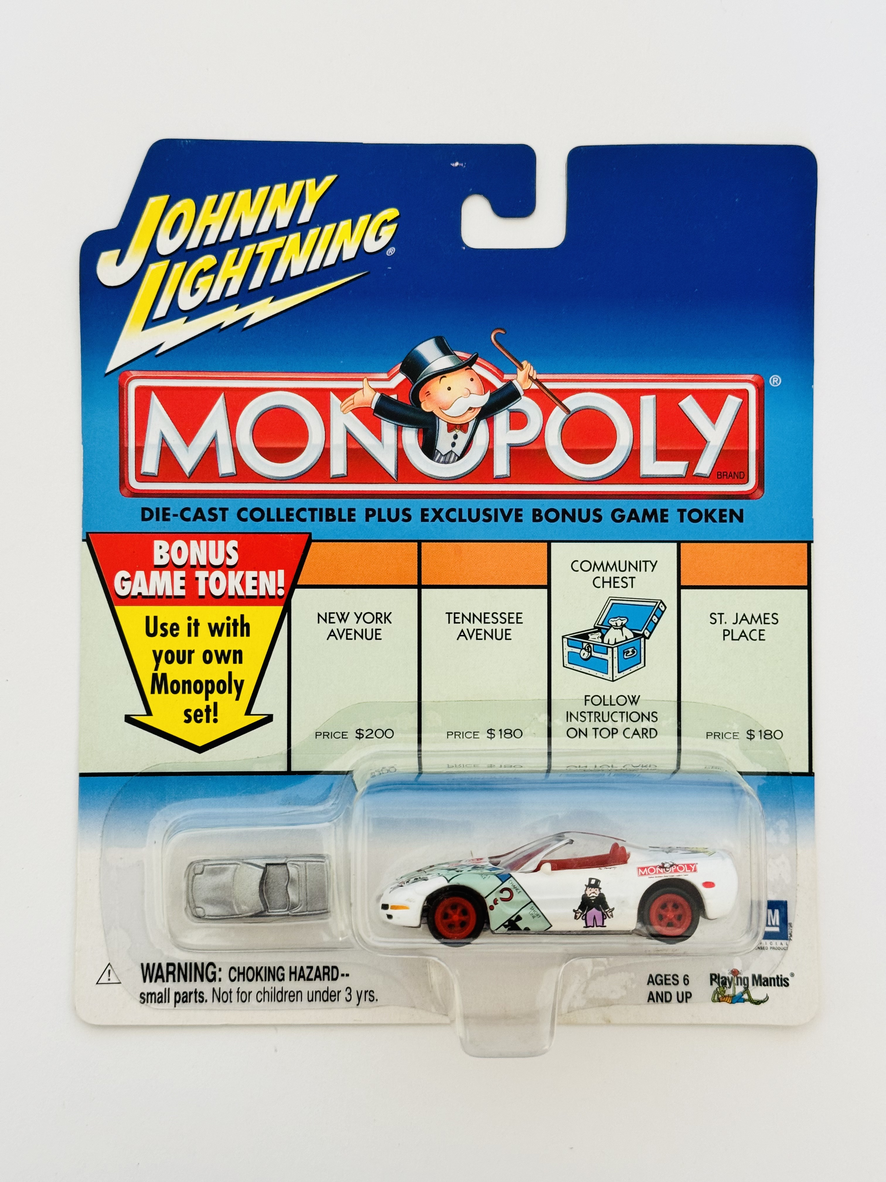 Johnny Lightning Monopoly Modern Monopoly Corvette